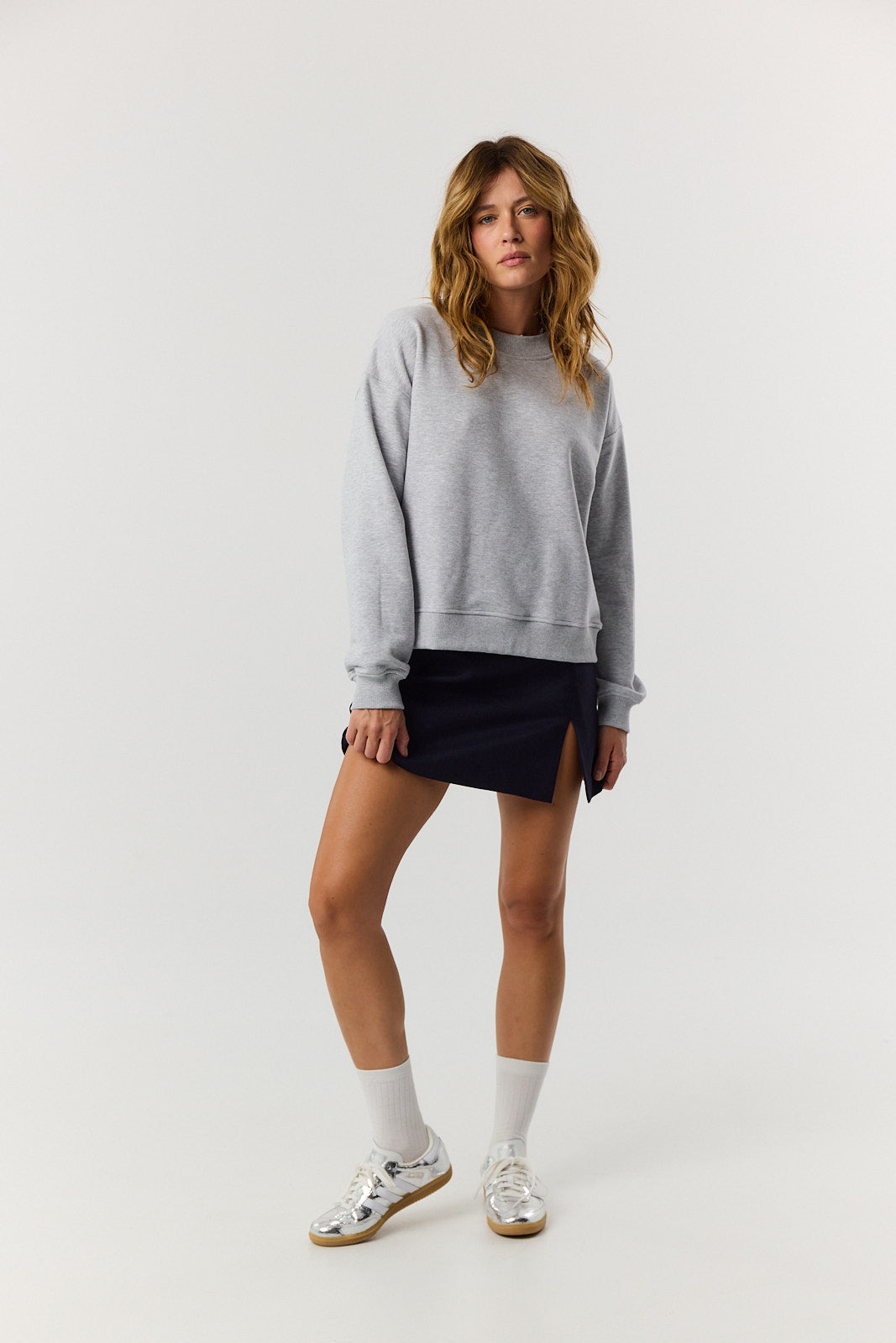 Bluza Chilly light grey melange