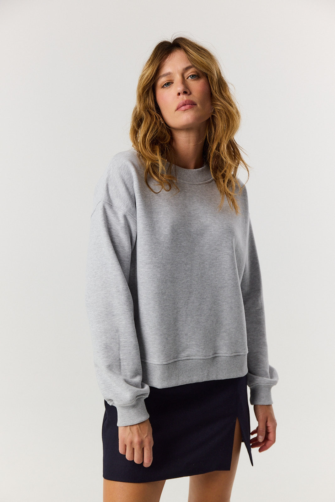 Bluza Chilly light grey melange