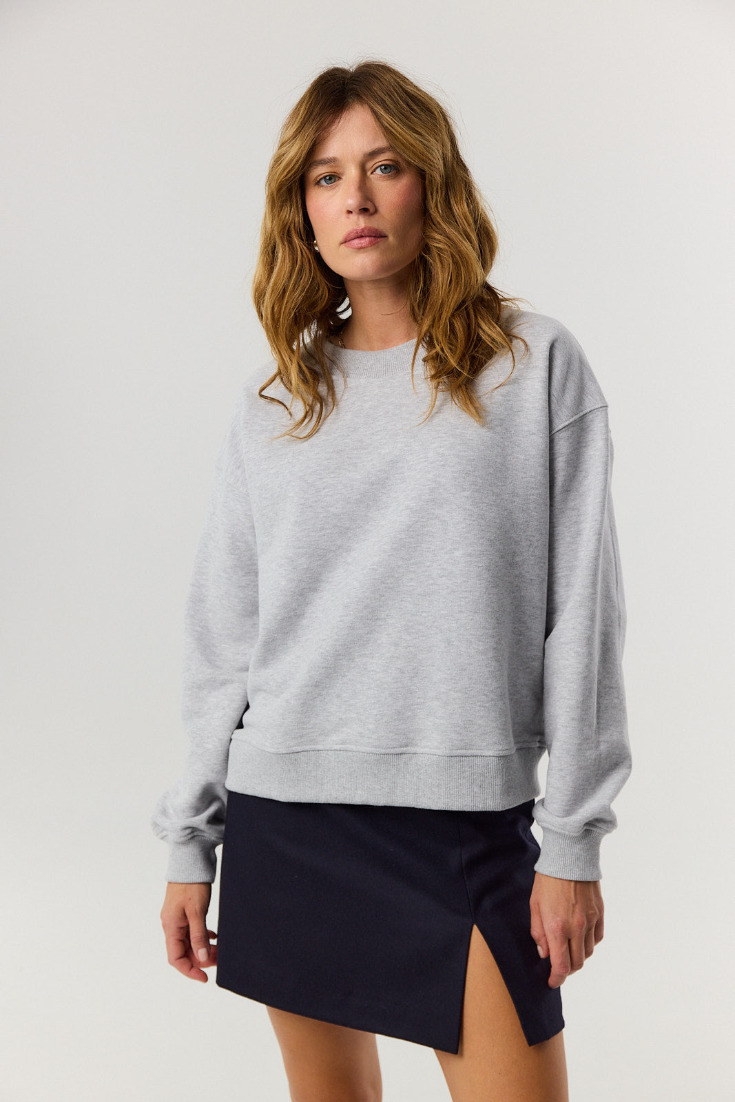 Bluza Chilly light grey melange