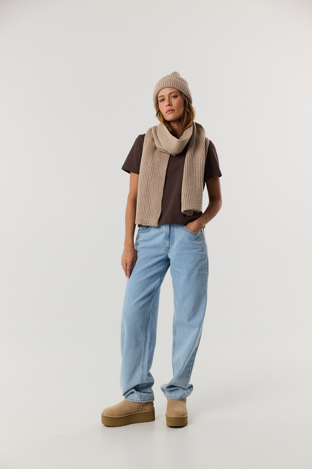 Szalik Lulu beige