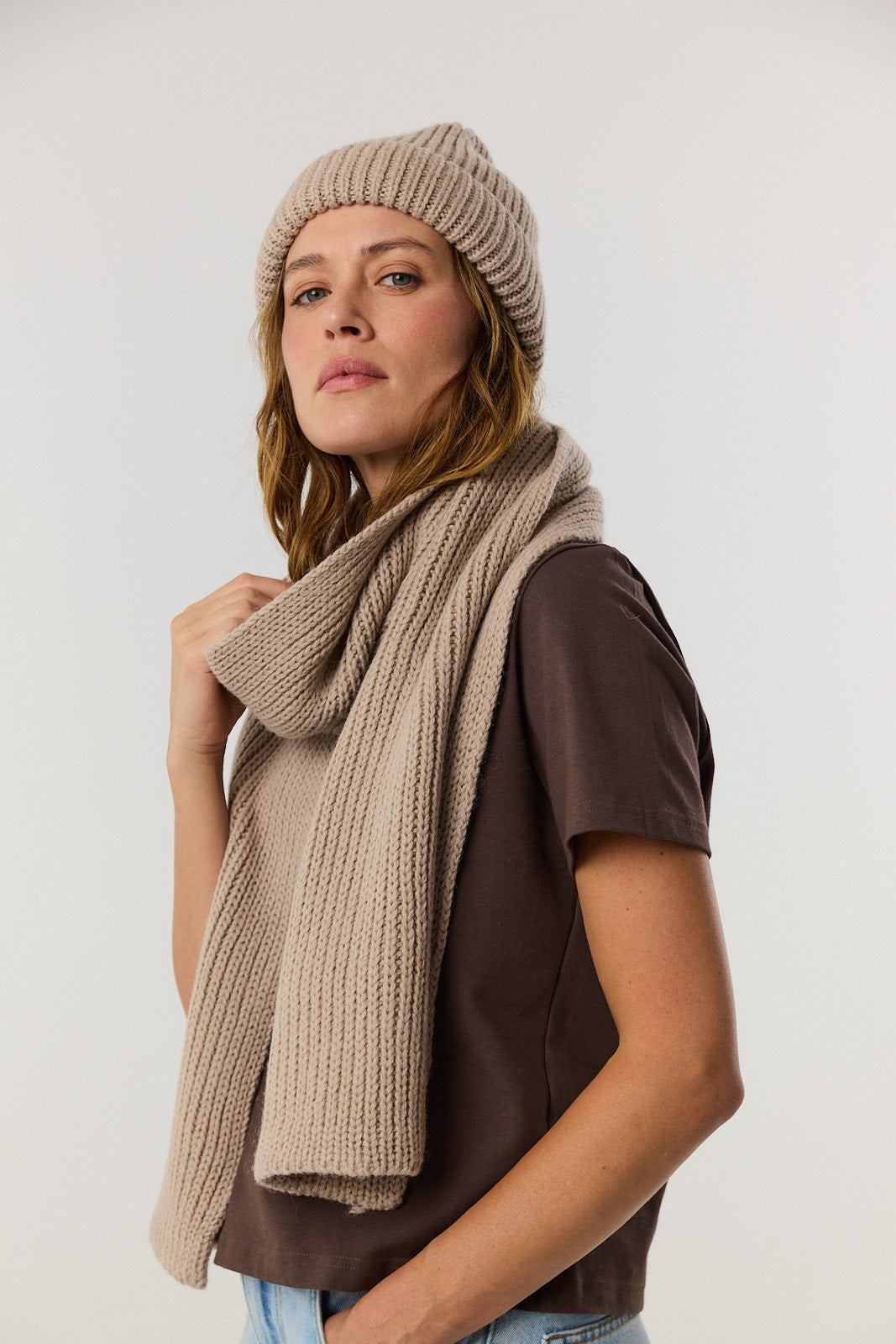 Szalik Lulu beige