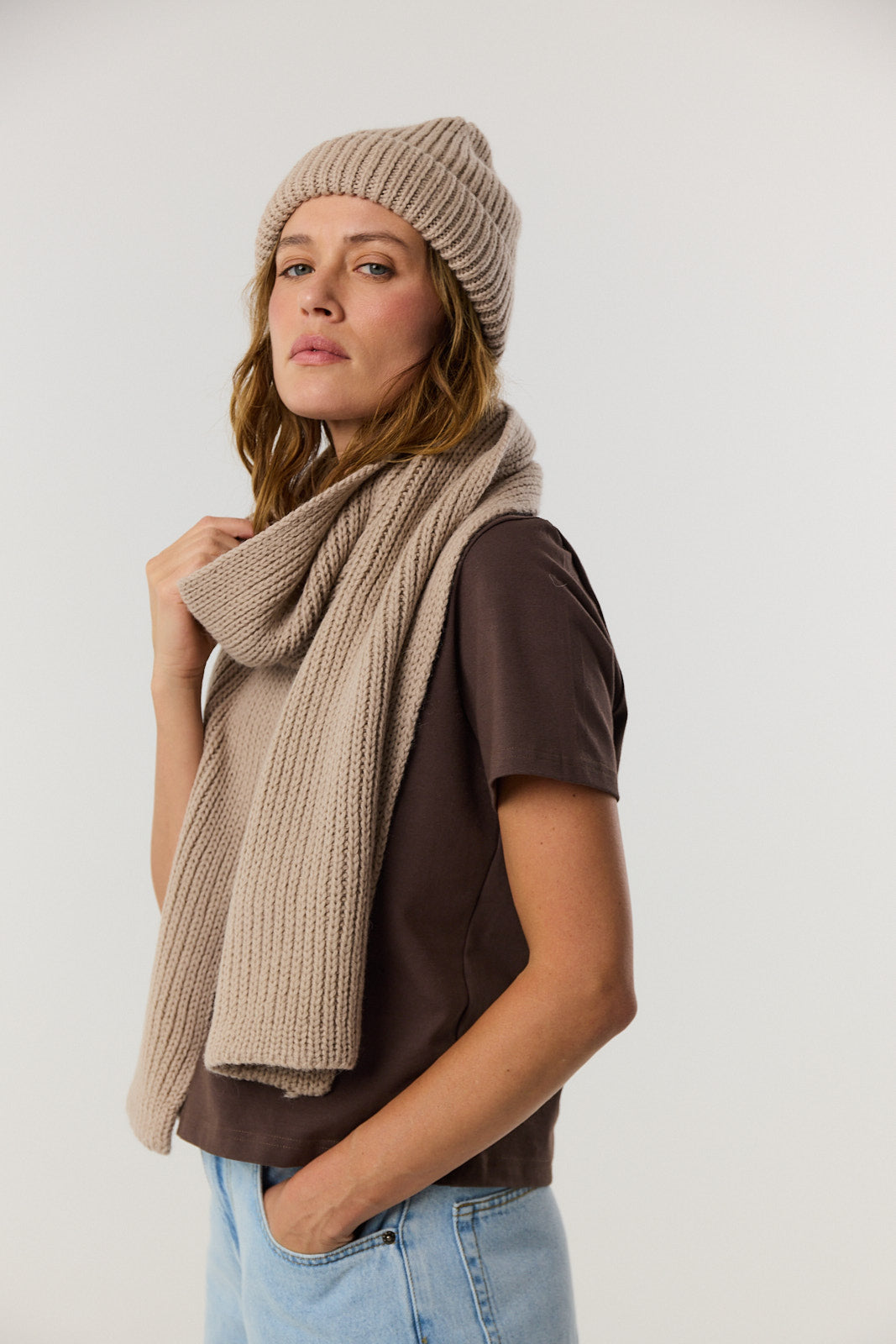 Szalik Lulu beige