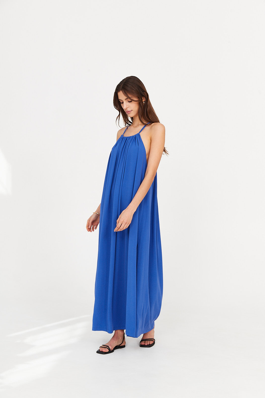 Sukienka MAXI ocean blue