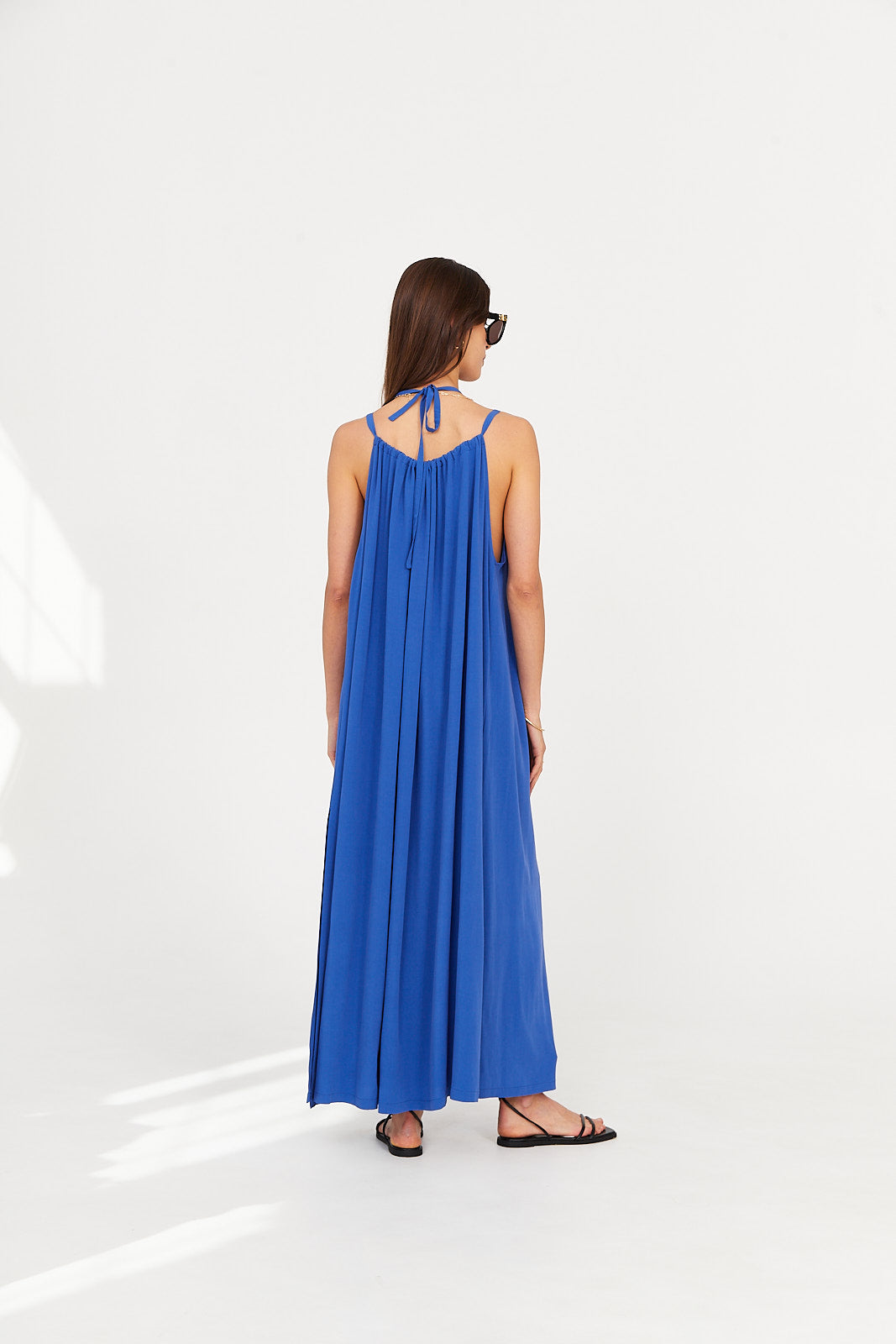 Sukienka MAXI ocean blue