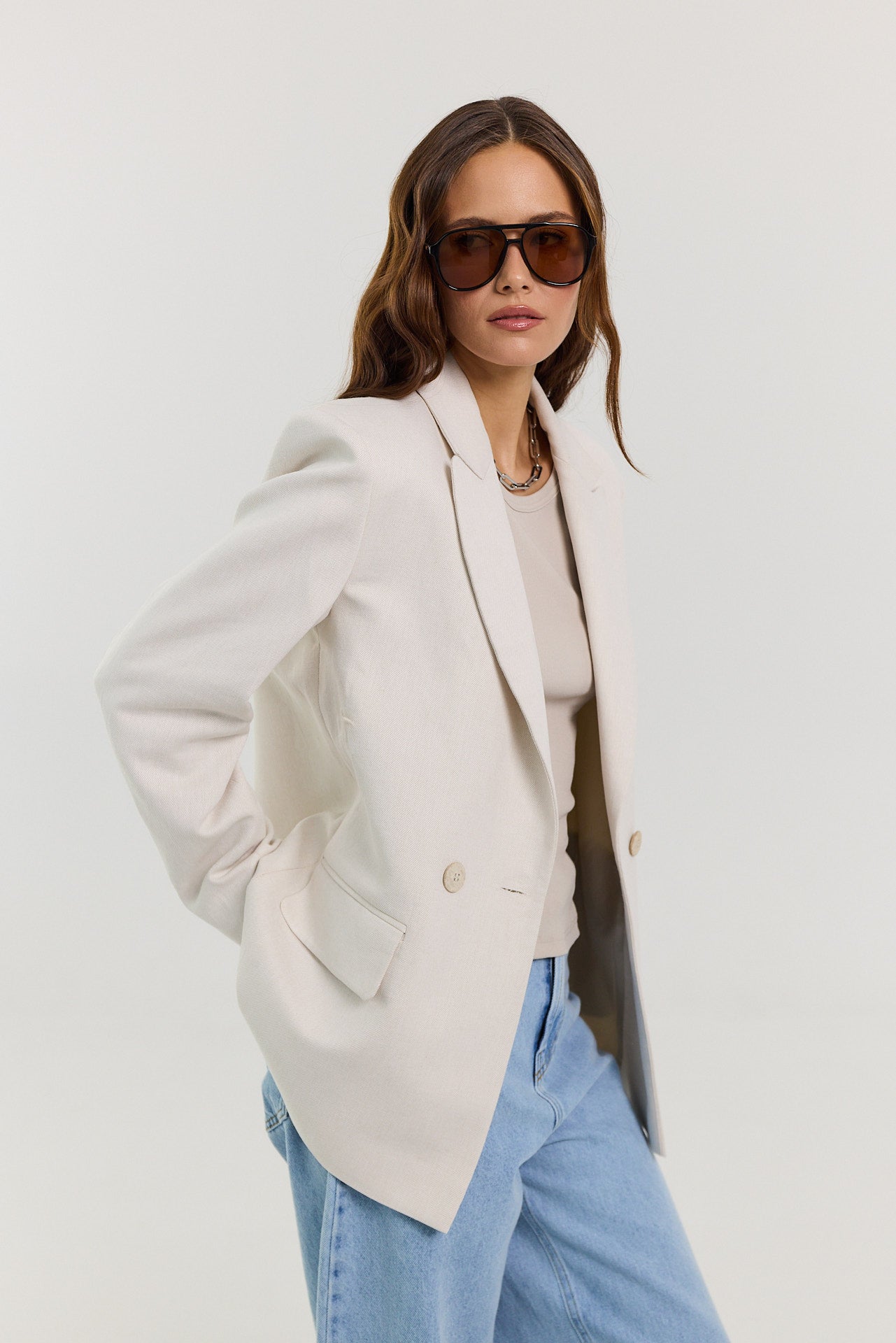 Marynarka James sand