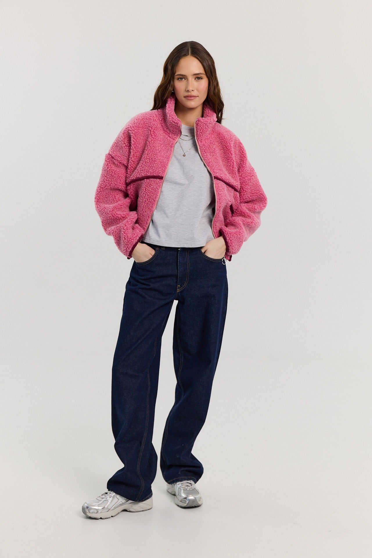 Kurtka Erin merino pink