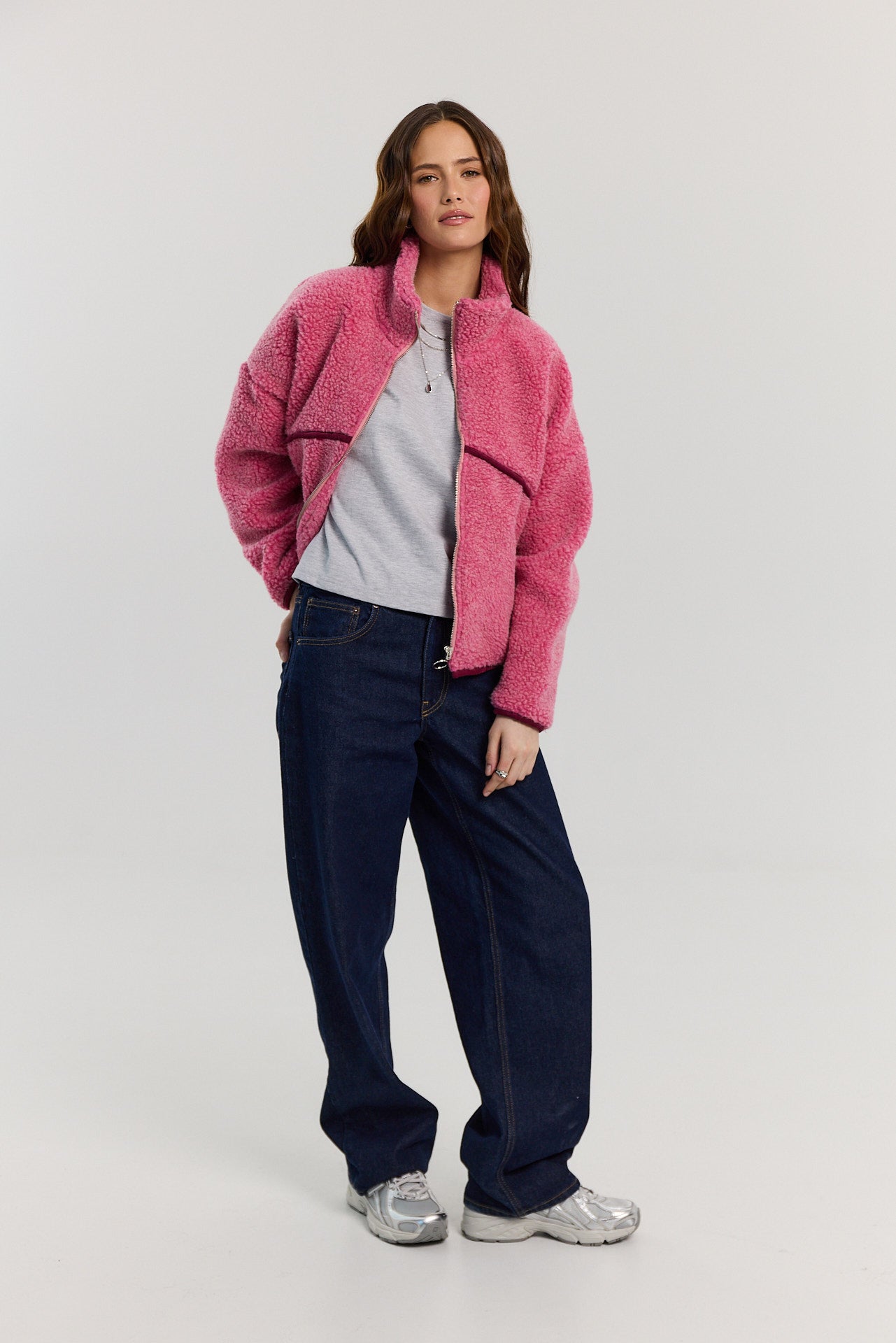 Kurtka Erin merino pink