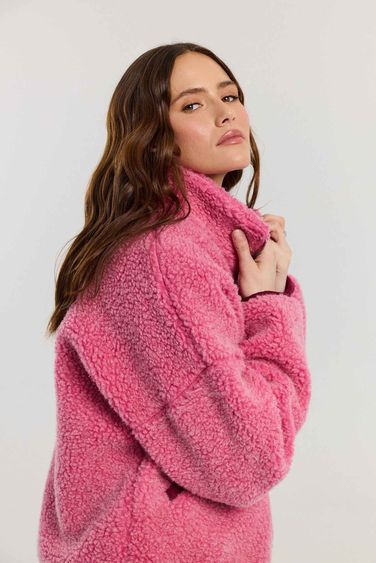 Kurtka Erin merino pink