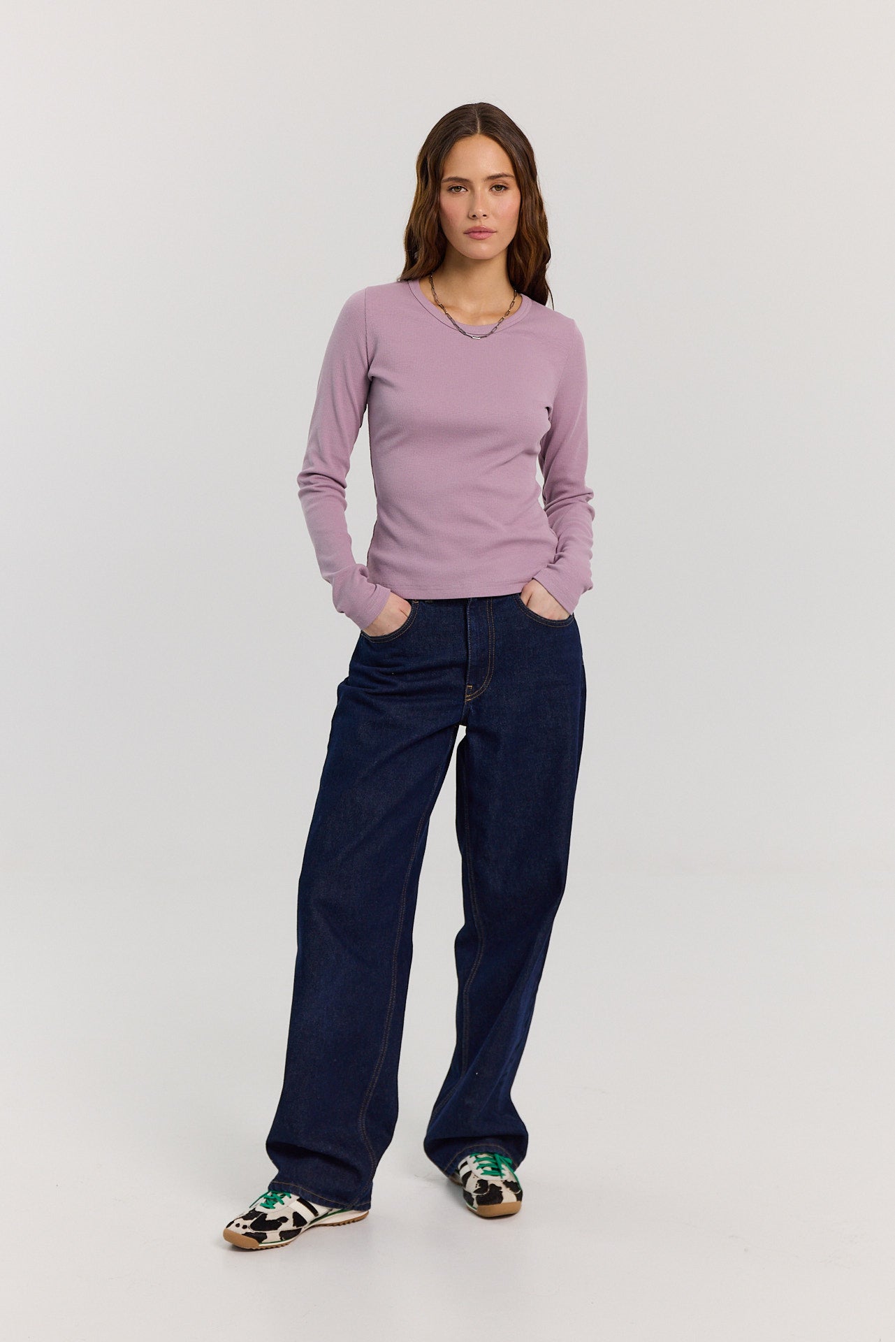 Longsleeve Bamboo lilac