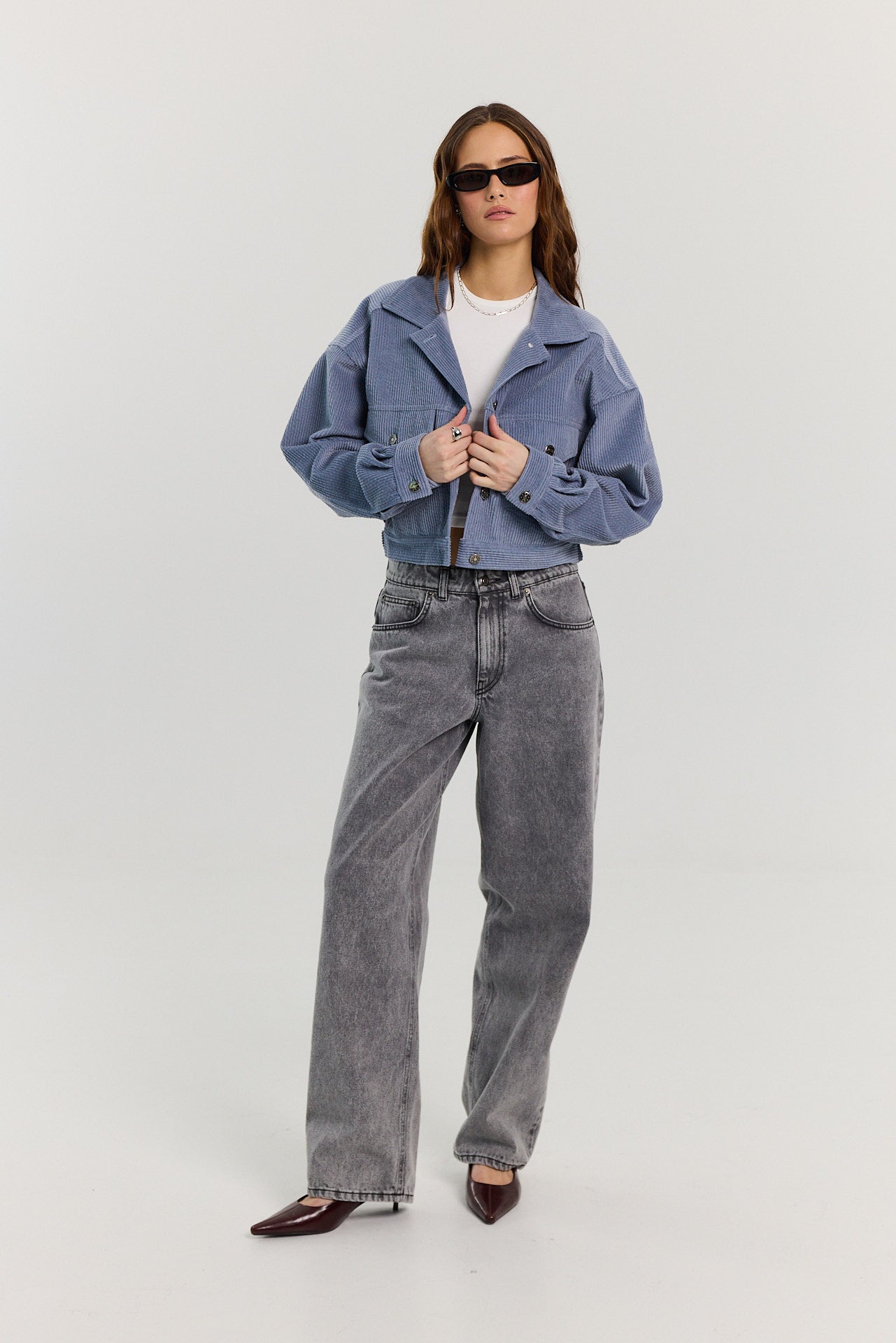 Kurtka Harper powder blue