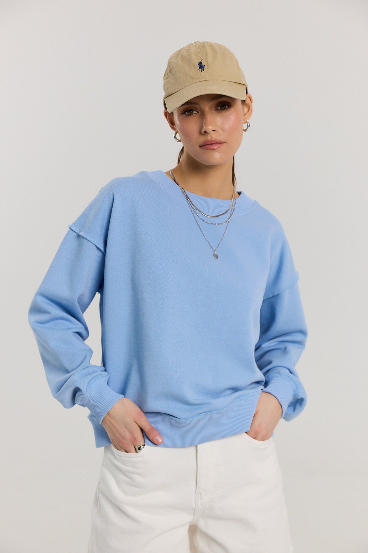 Bluza Chilly powder blue