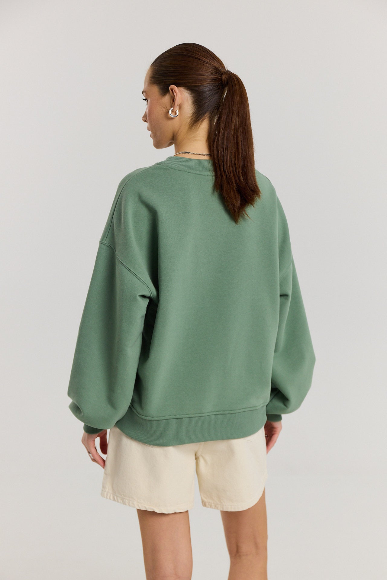 Bluza Boyfriend dark matcha