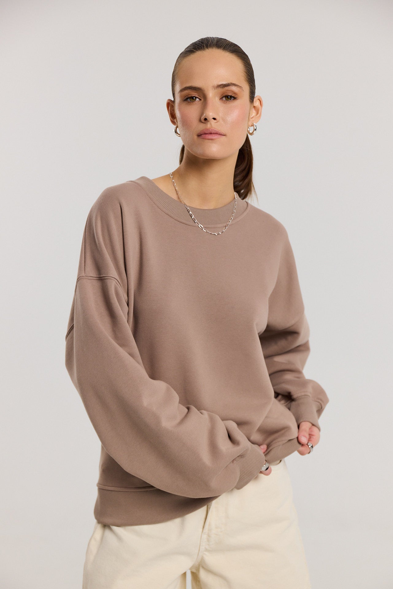Bluza Boyfriend latte