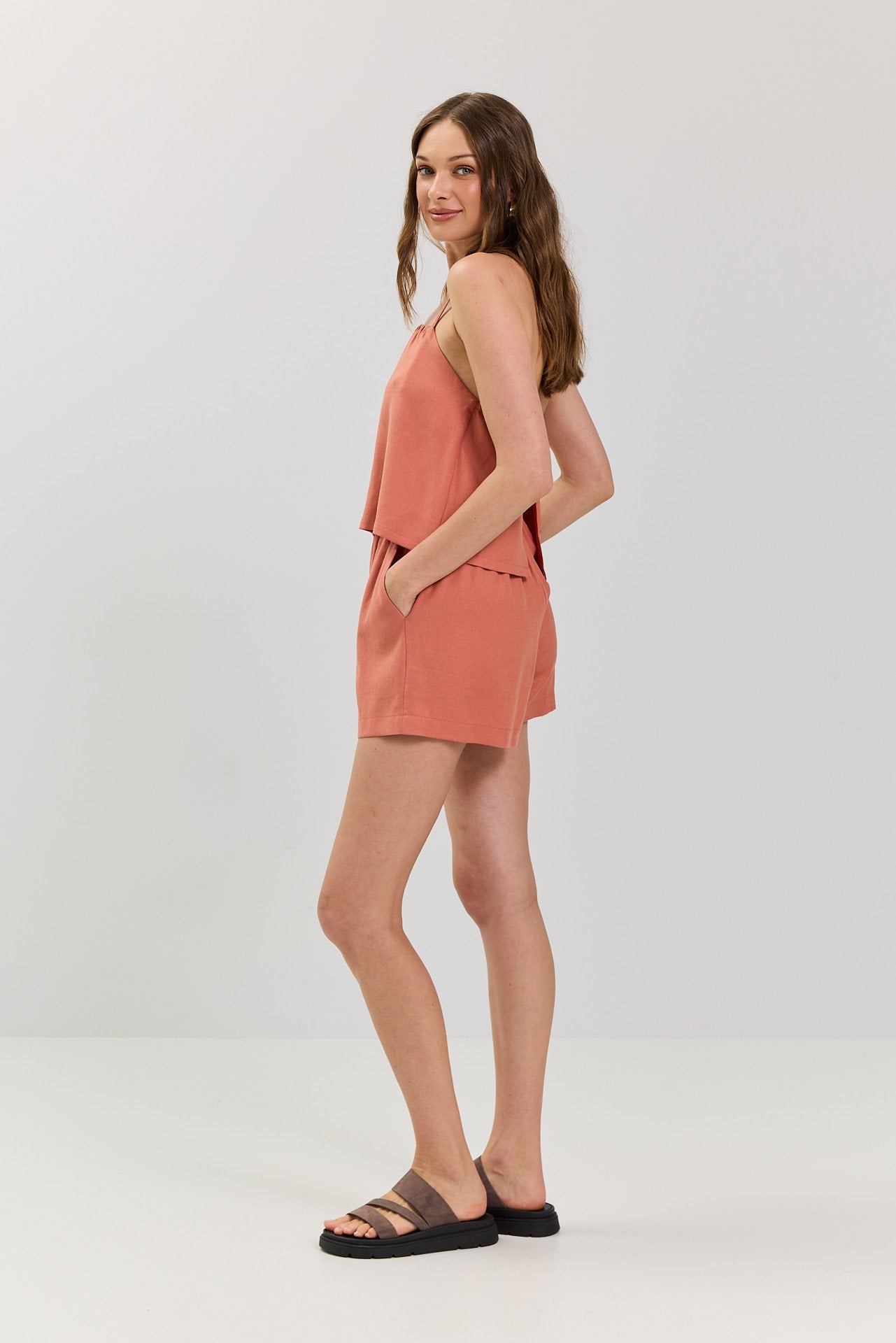 Szorty Gunther sunset peach