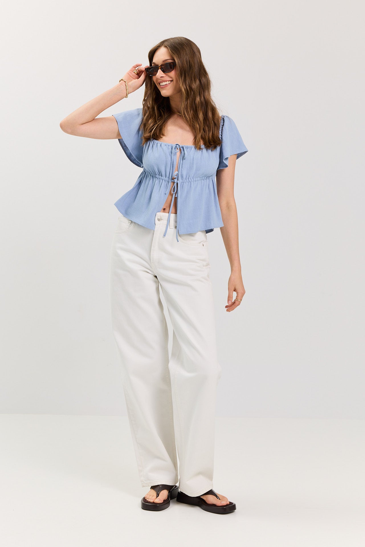 Top Nelly powder blue