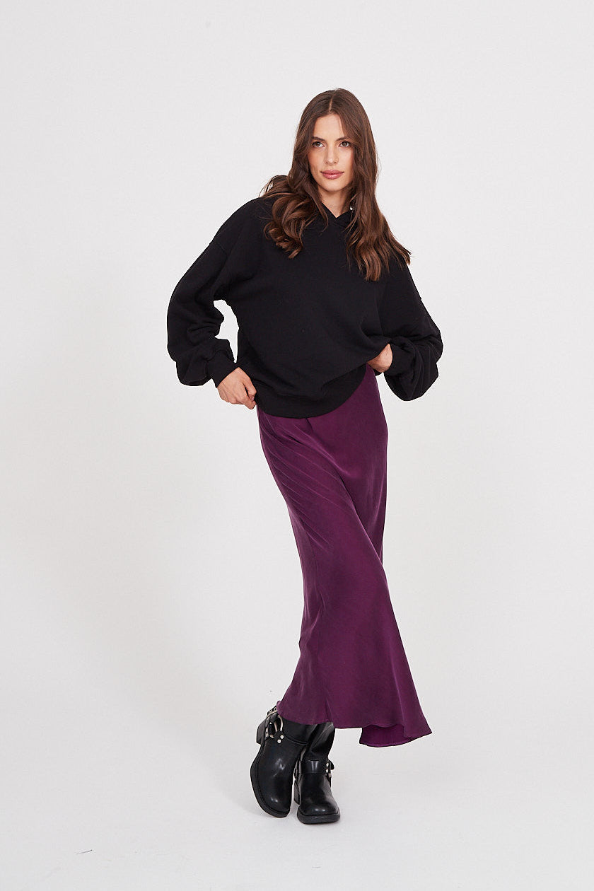 Spódnica Petra long plum