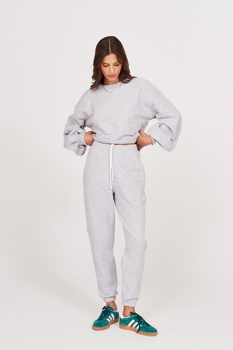 Spodnie dresowe light grey melange