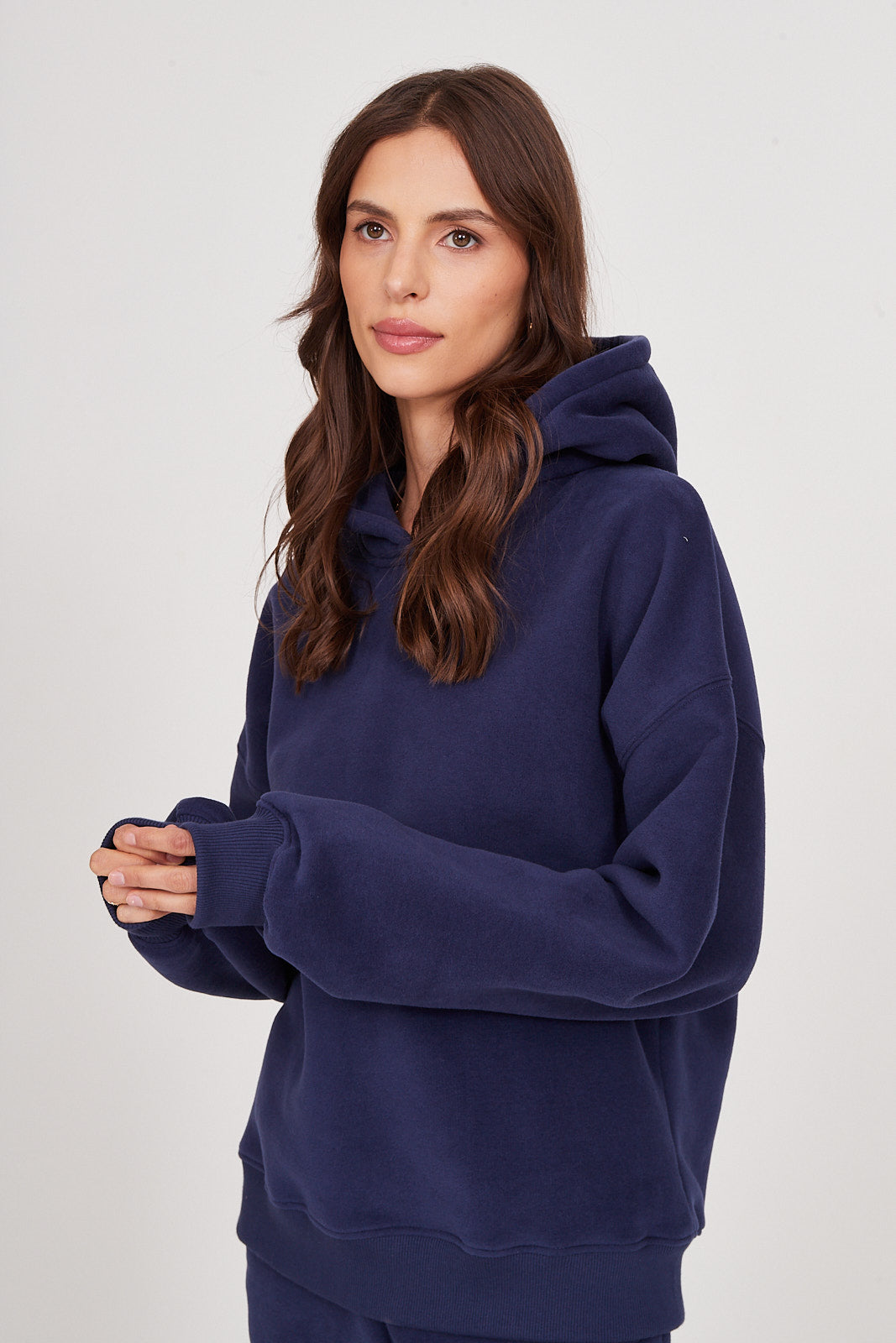 Bluza Boyfriend Hoodie royal navy