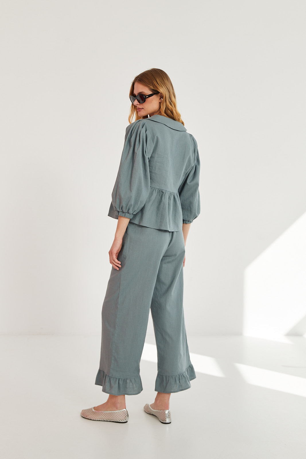 Koszula Laura sea green