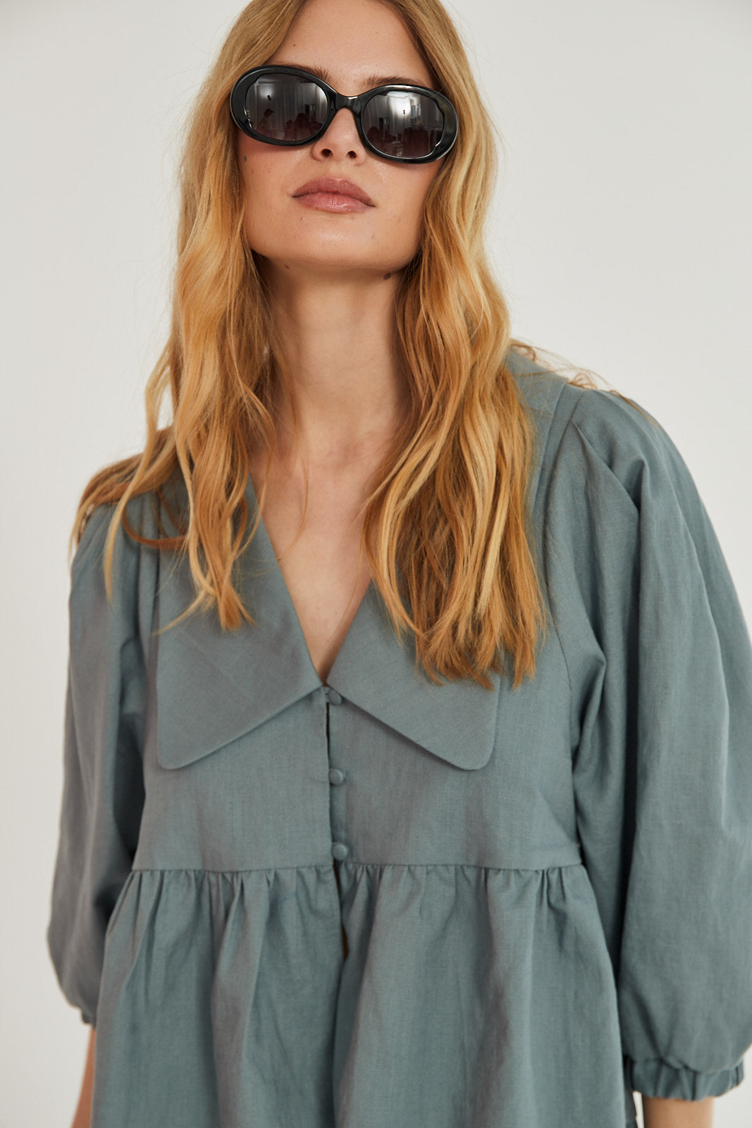 Koszula Laura sea green
