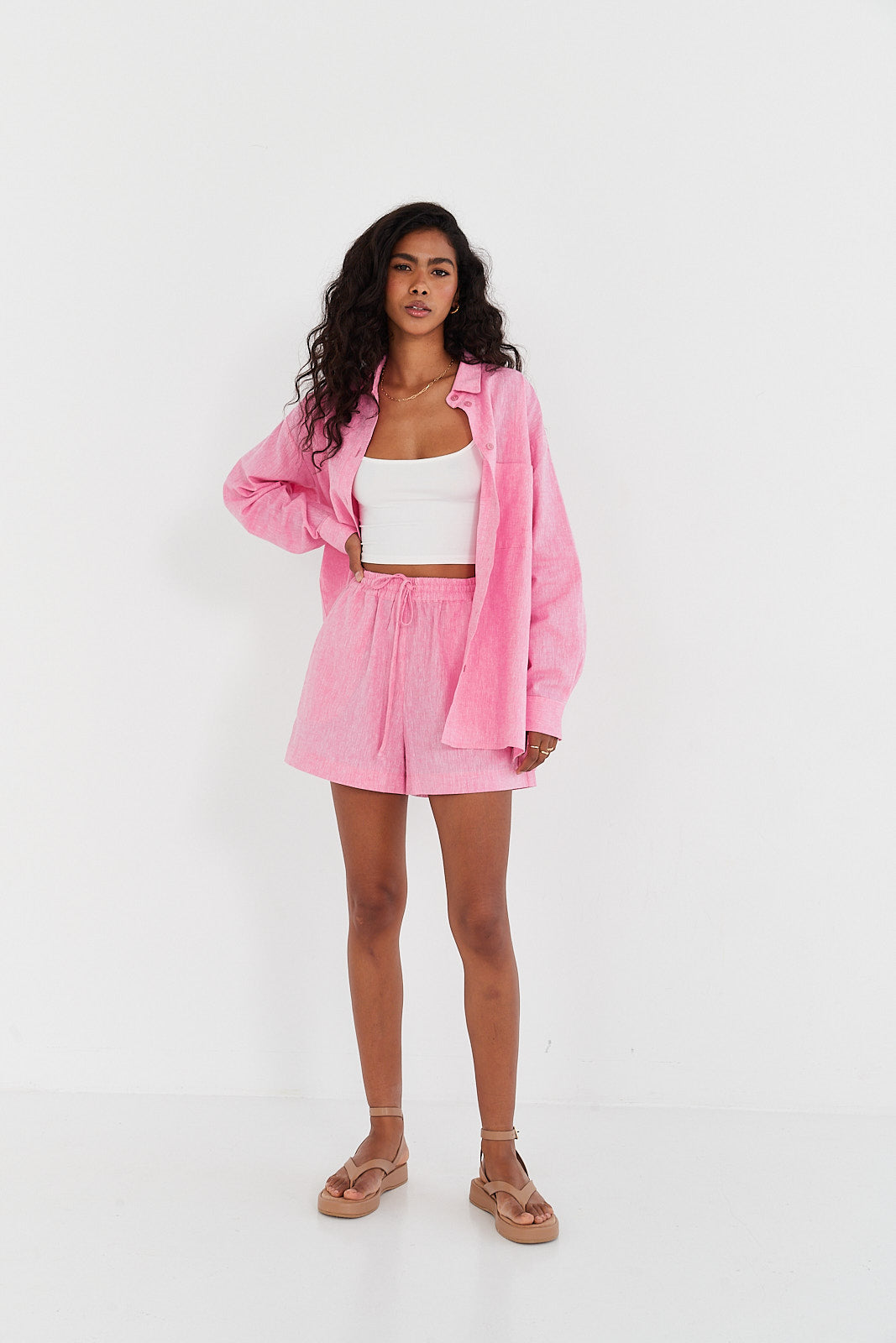 Szorty Gunther pink