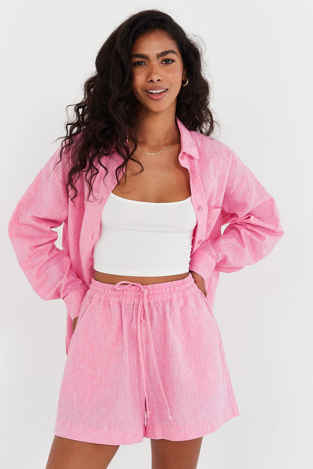 Szorty Gunther pink