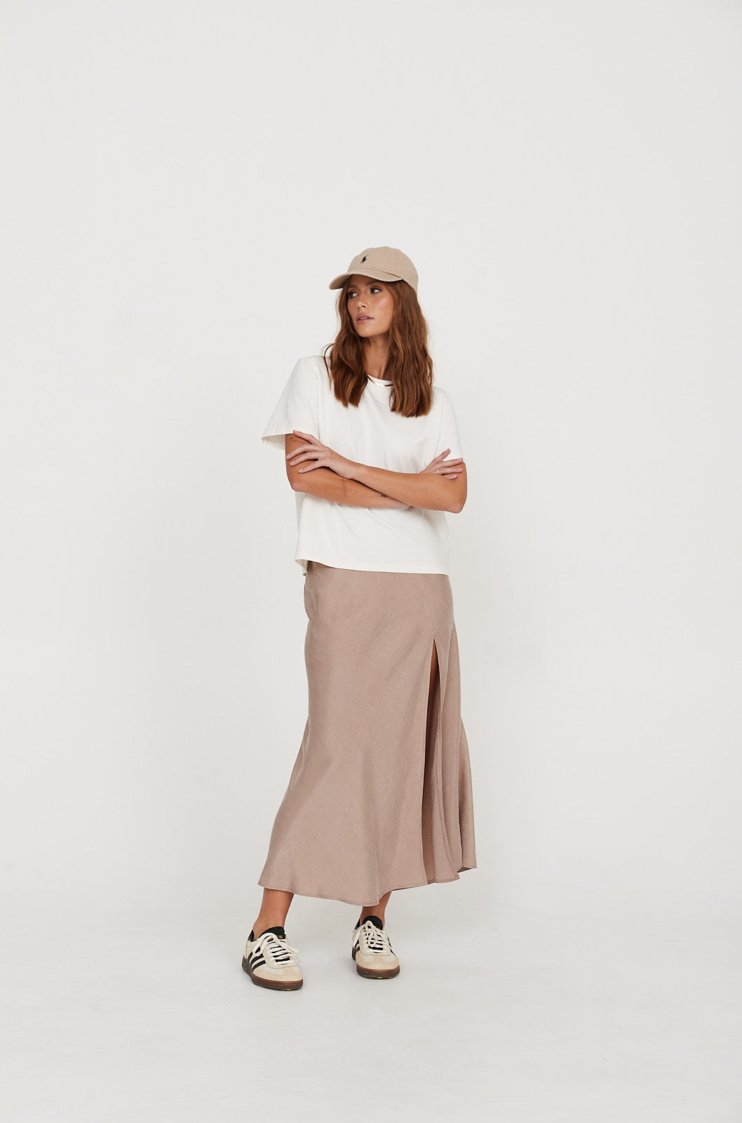 Spódnica Petra long beige