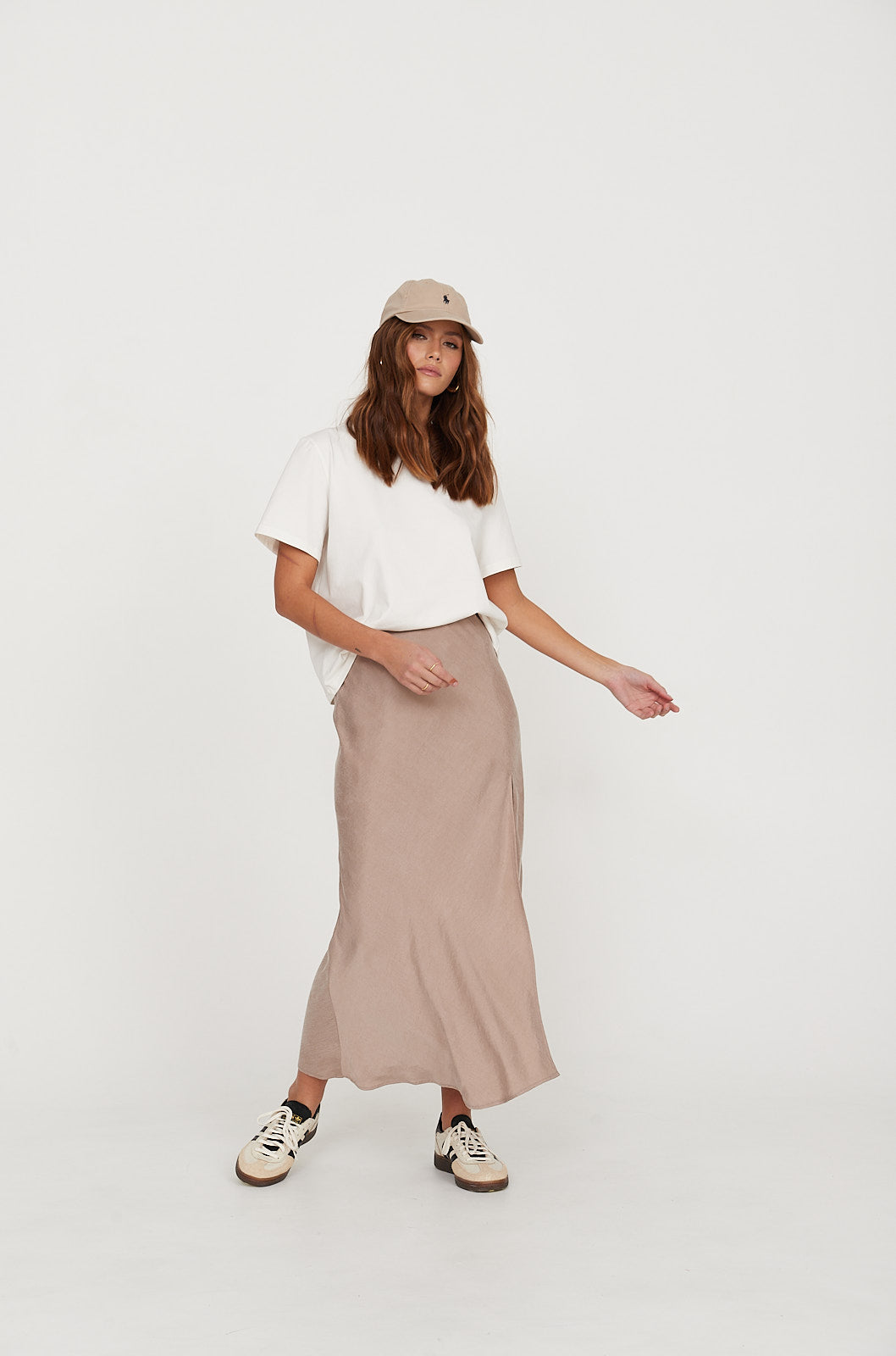 Spódnica Petra long beige