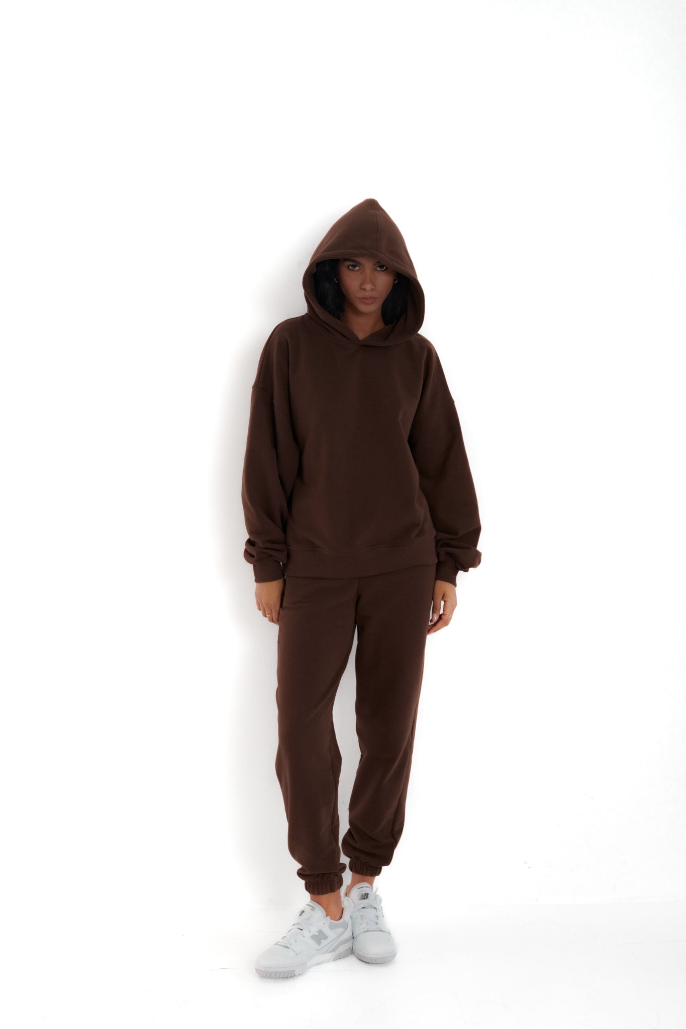 Bluza Boyfriend Hoodie chocolate