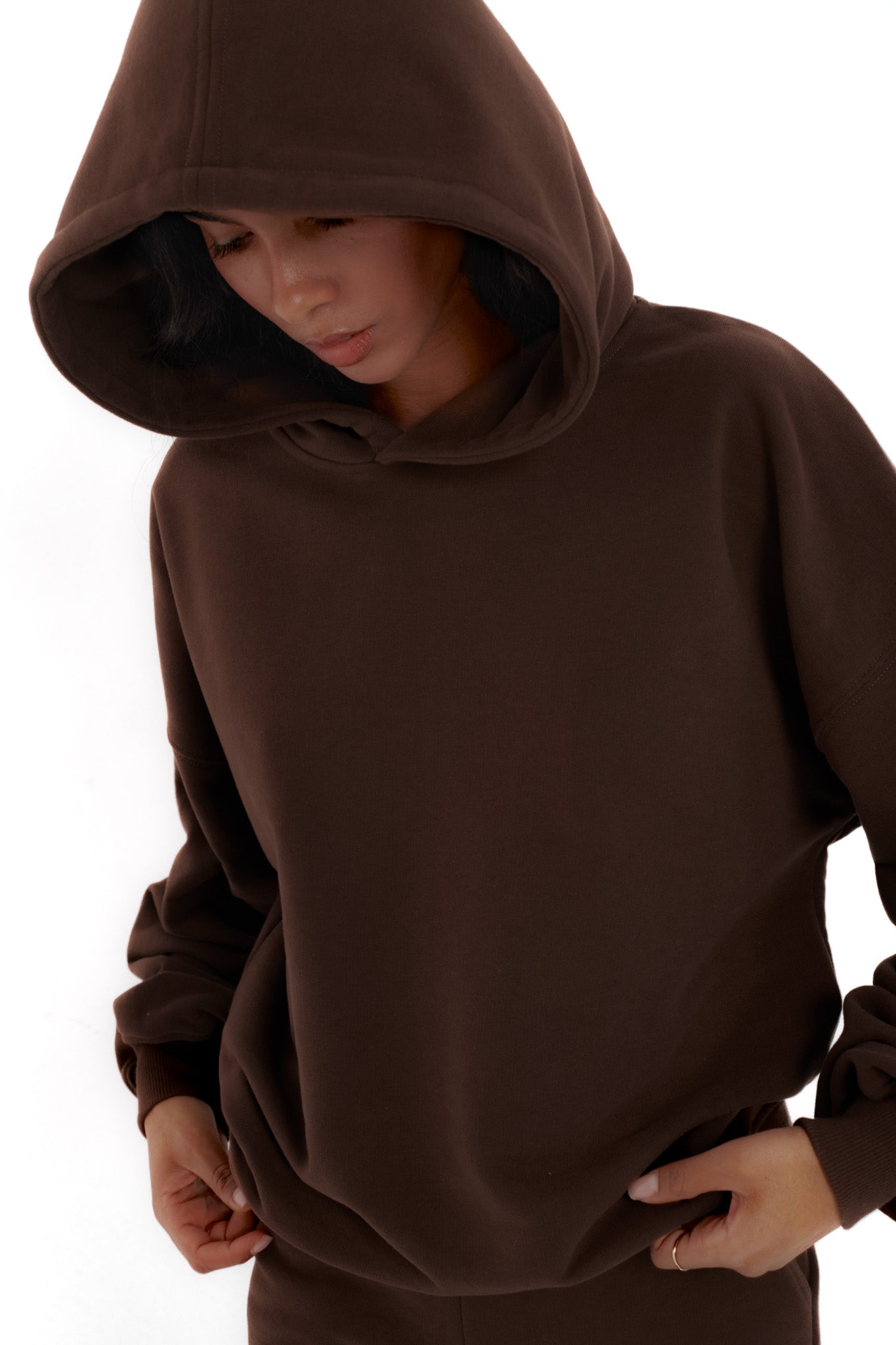 Bluza Boyfriend Hoodie chocolate