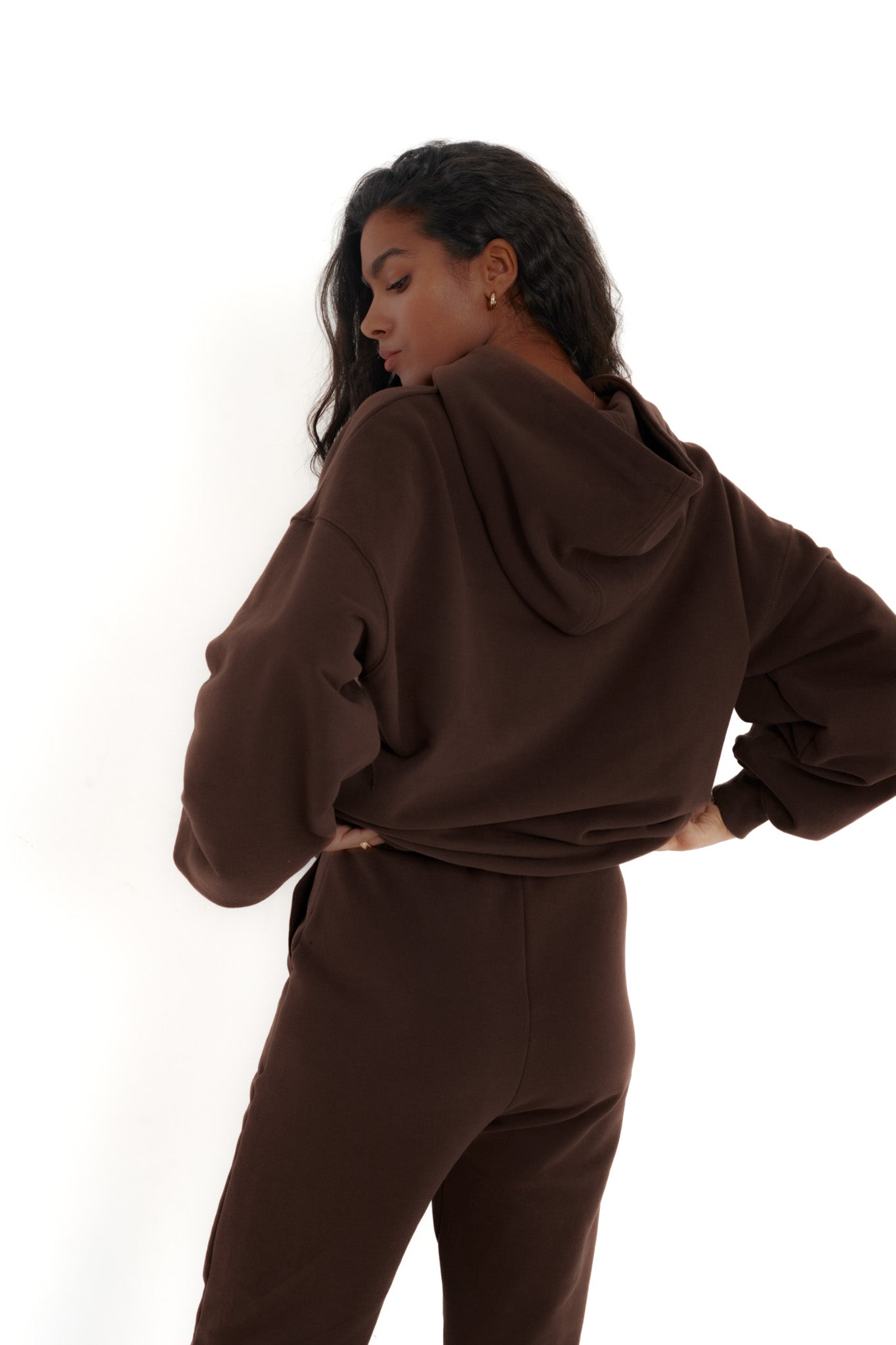 Bluza Boyfriend Hoodie chocolate