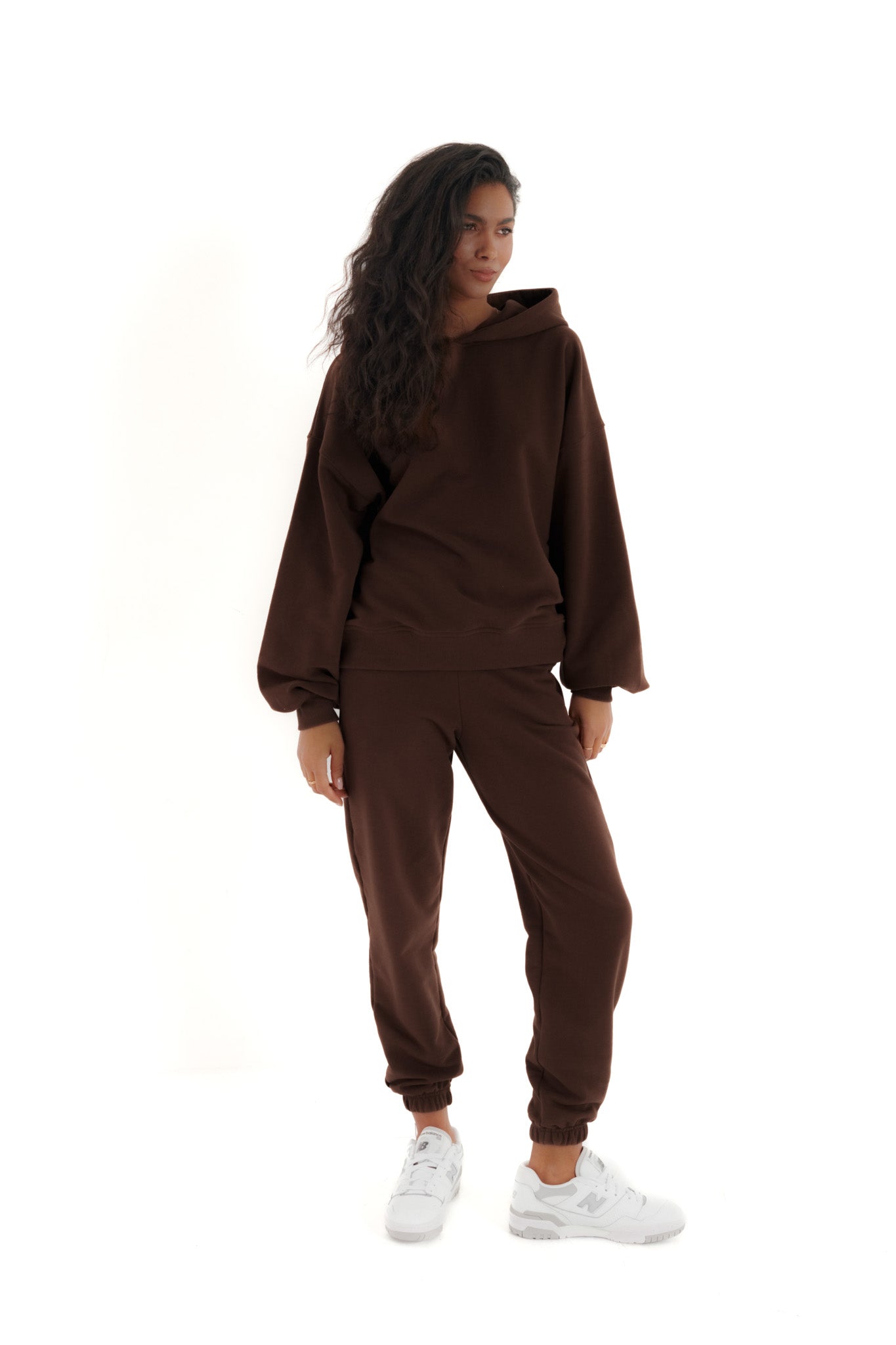 Bluza Boyfriend Hoodie chocolate
