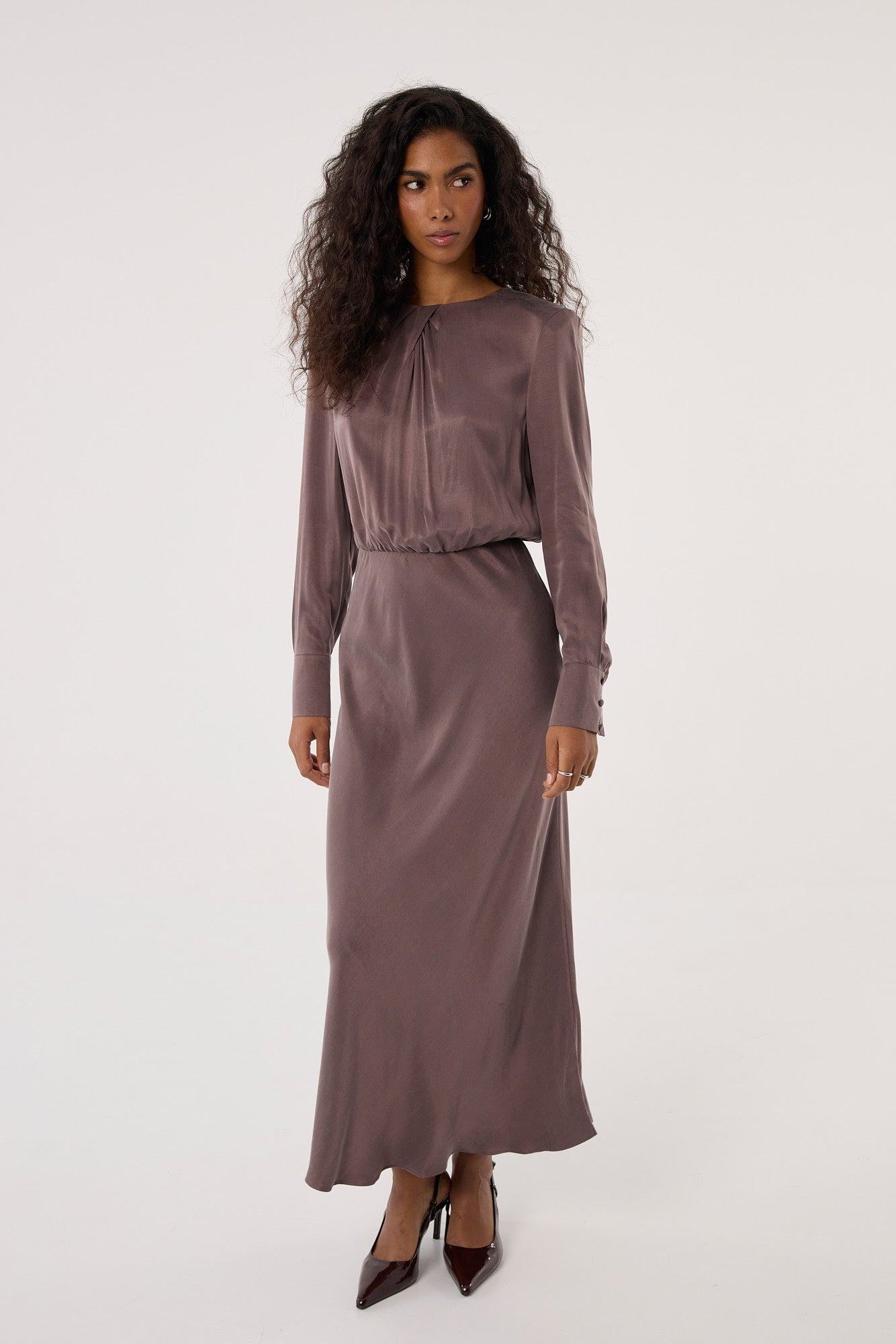 Sukienka Tiffany taupe