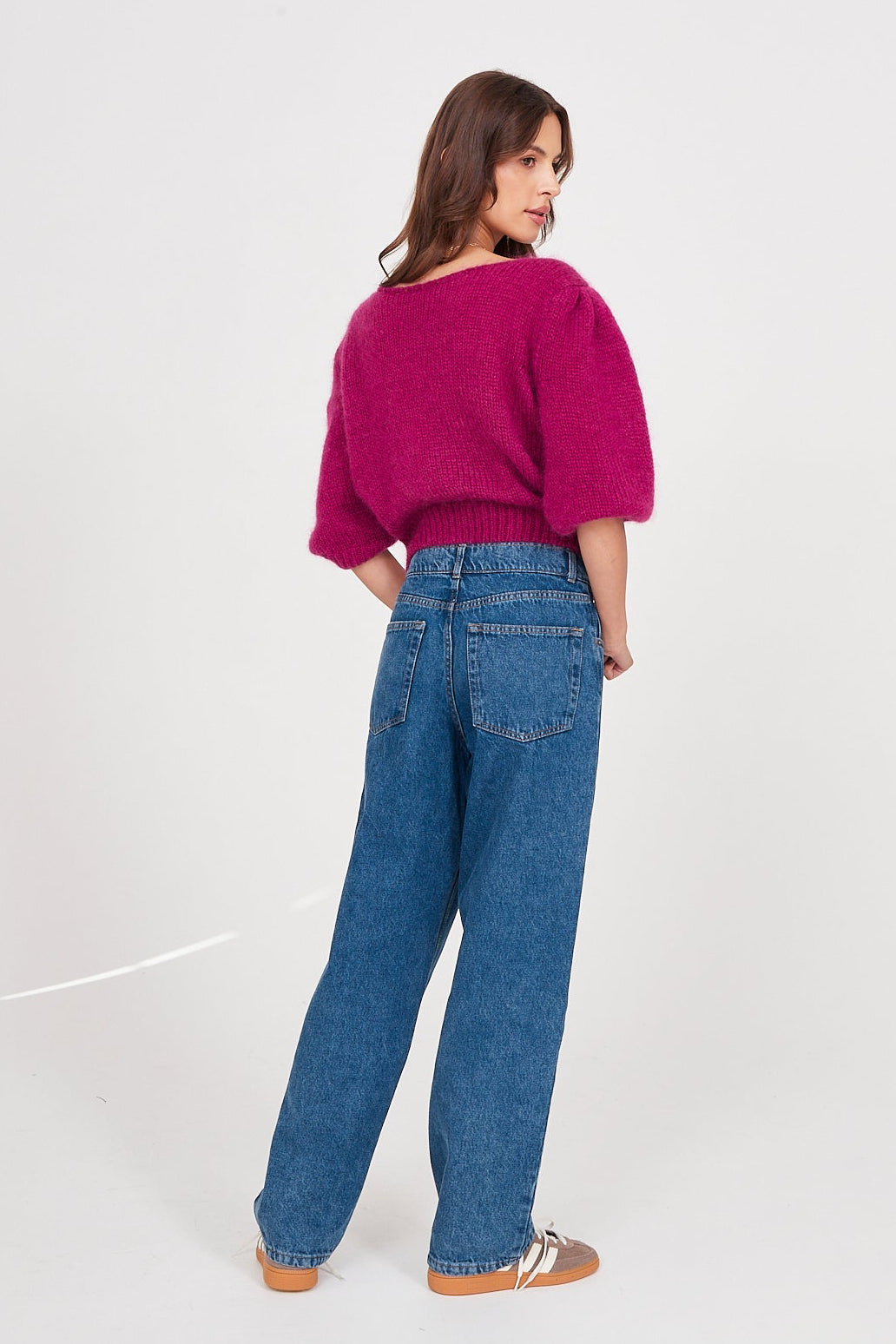 Sweter Gwen raspberry