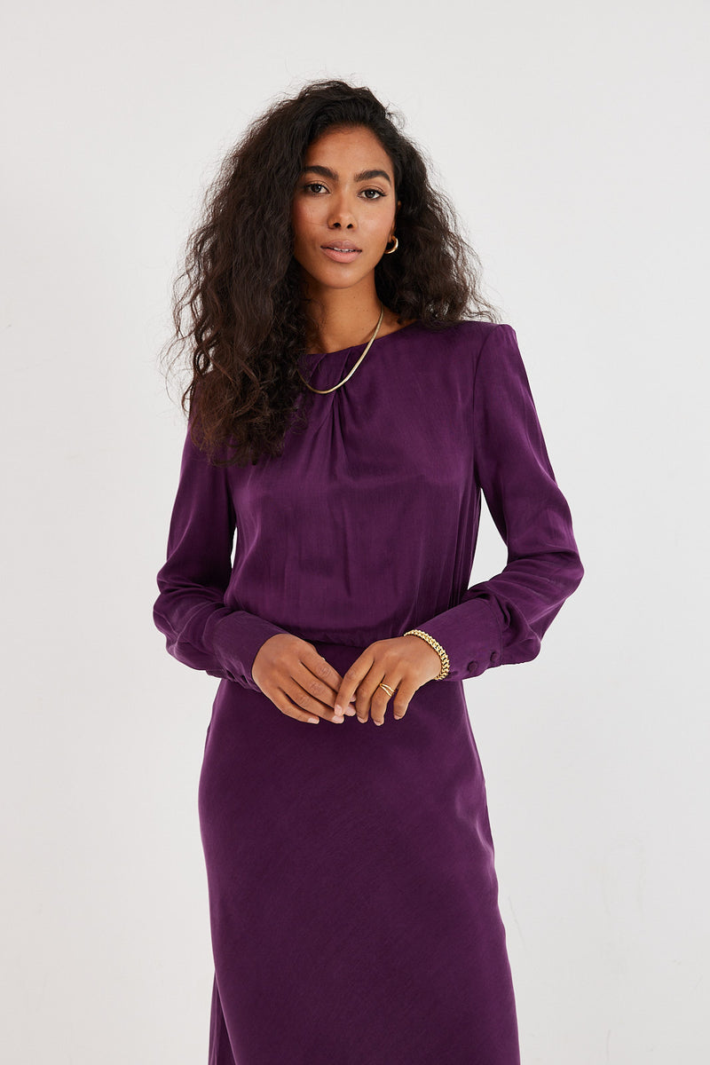 Sukienka Tiffany plum