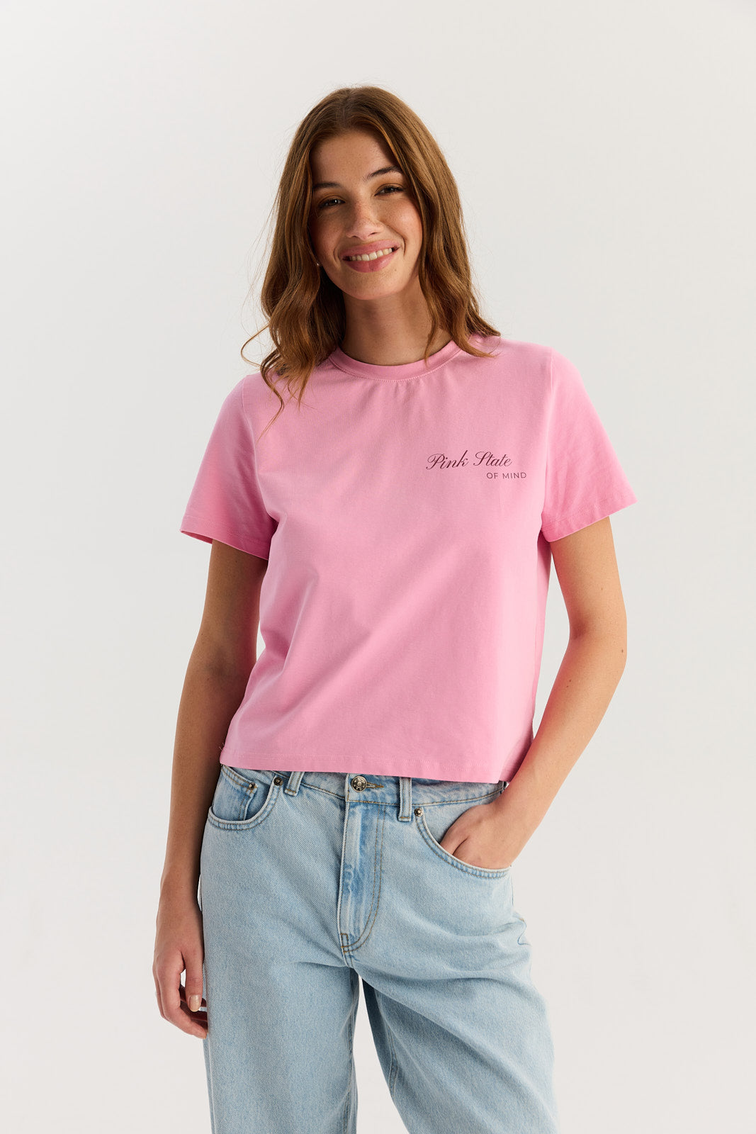 T-shirt pink state of mind