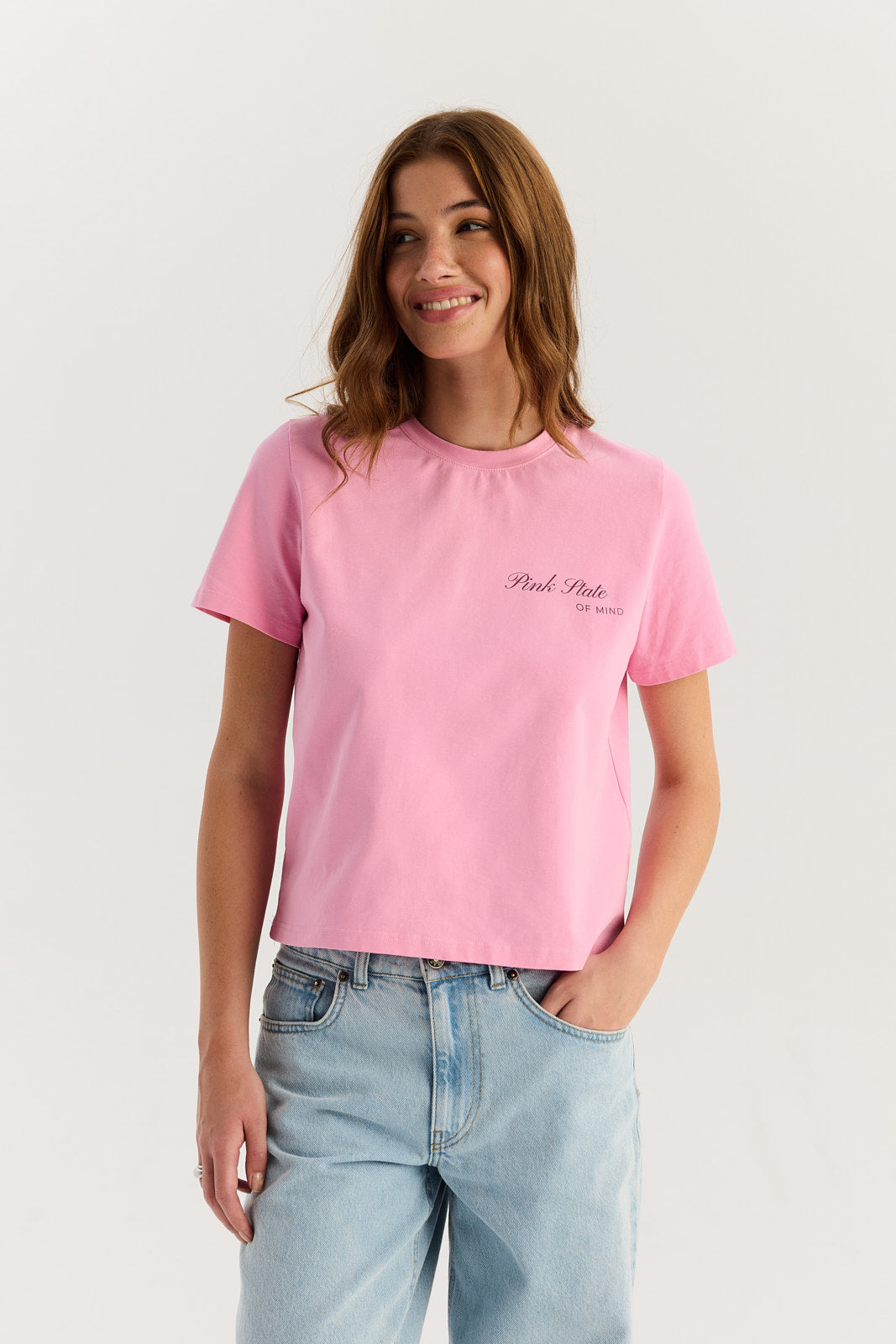 T-shirt pink state of mind