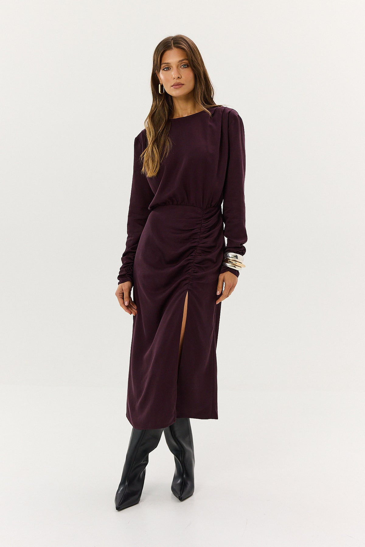 Sukienka Whitney plum
