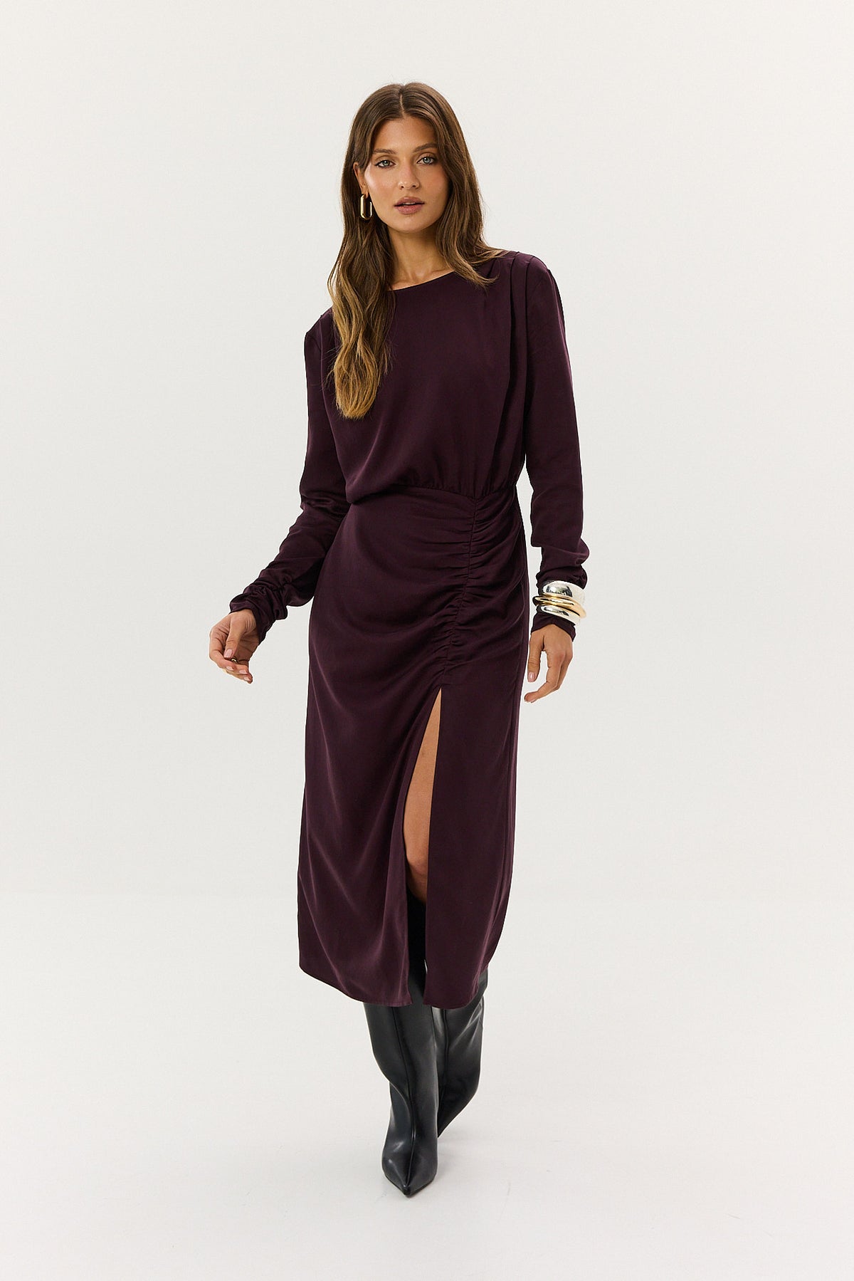 Sukienka Whitney plum
