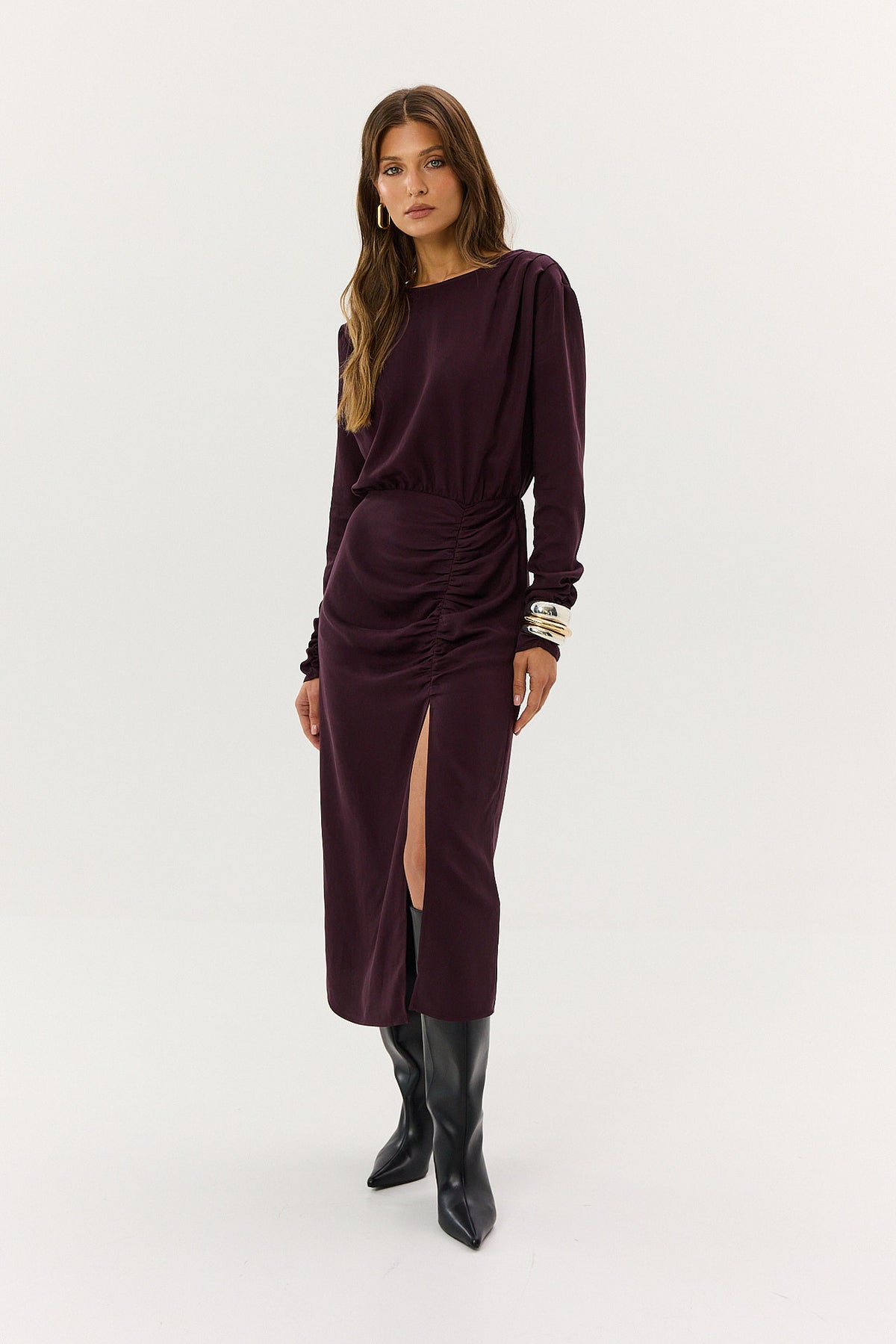 Sukienka Whitney plum