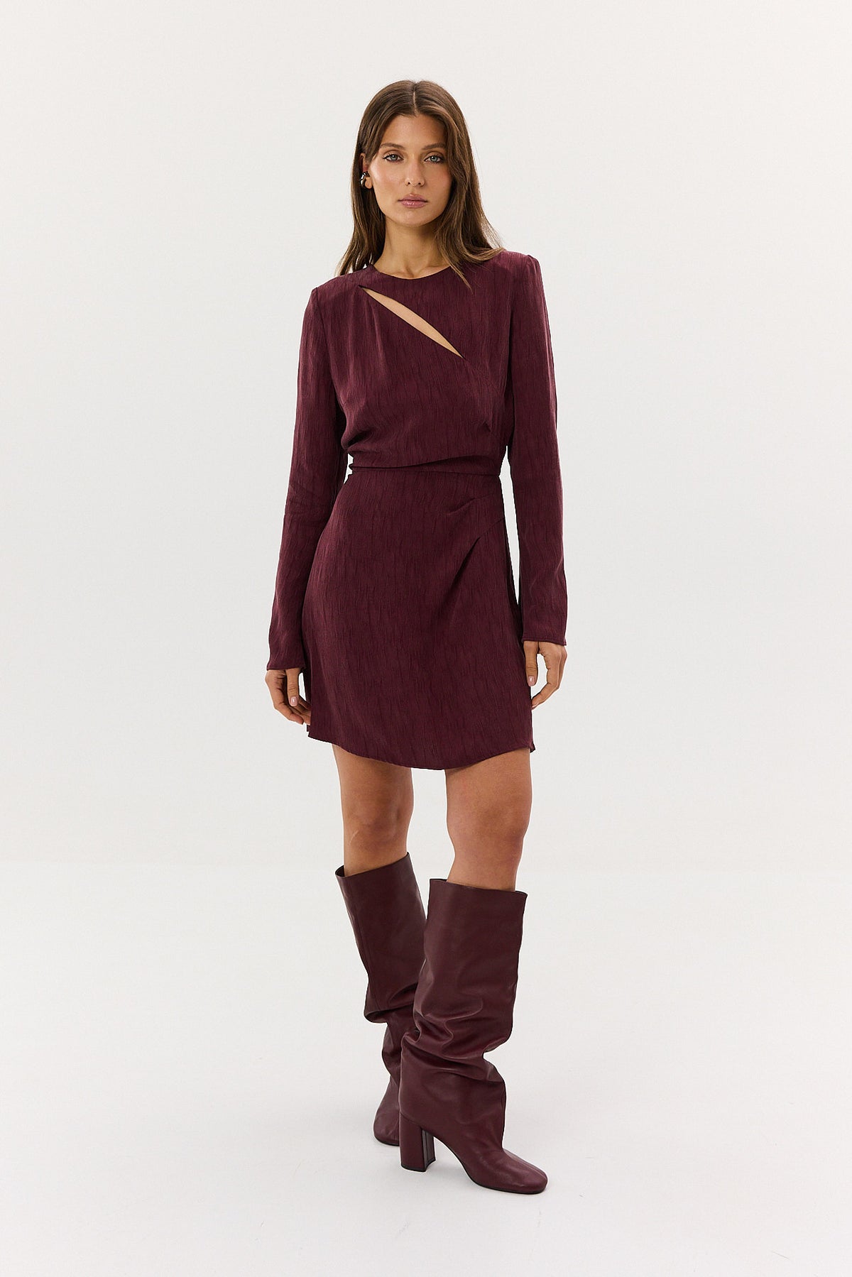Sukienka Lindsey burgundy