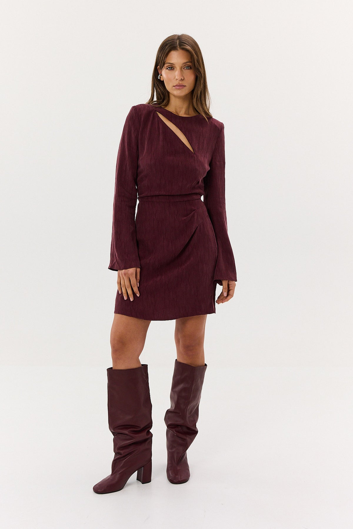 Sukienka Lindsey burgundy