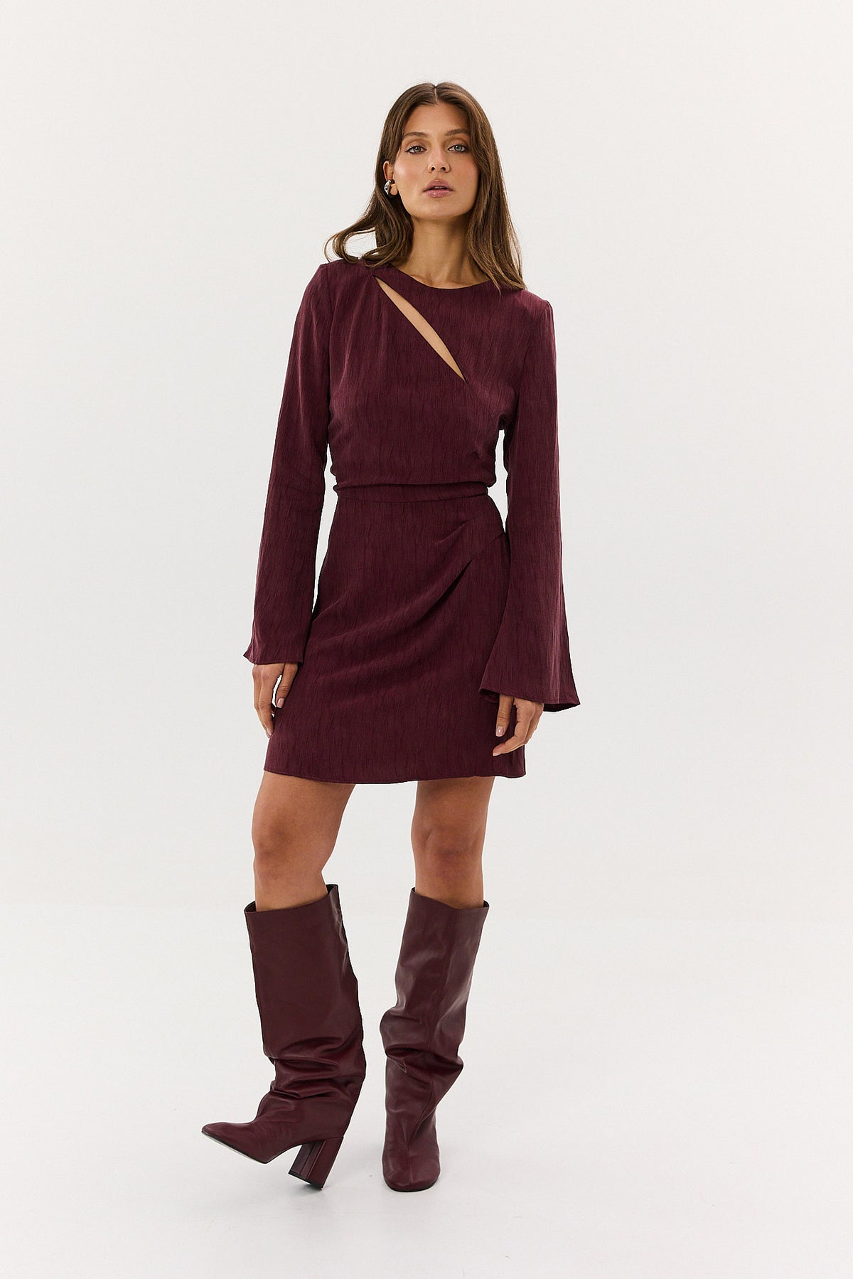 Sukienka Lindsey burgundy
