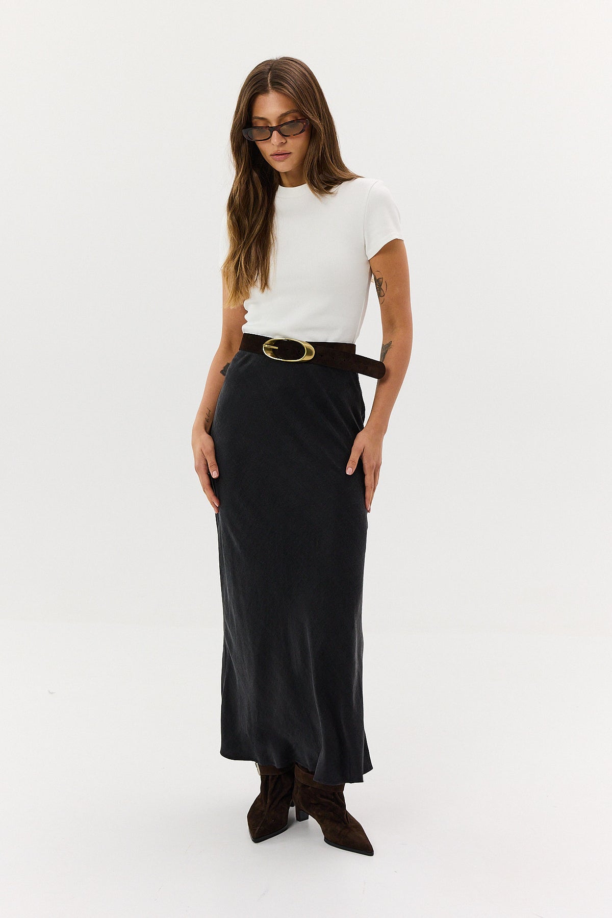 Spódnica Petra long black
