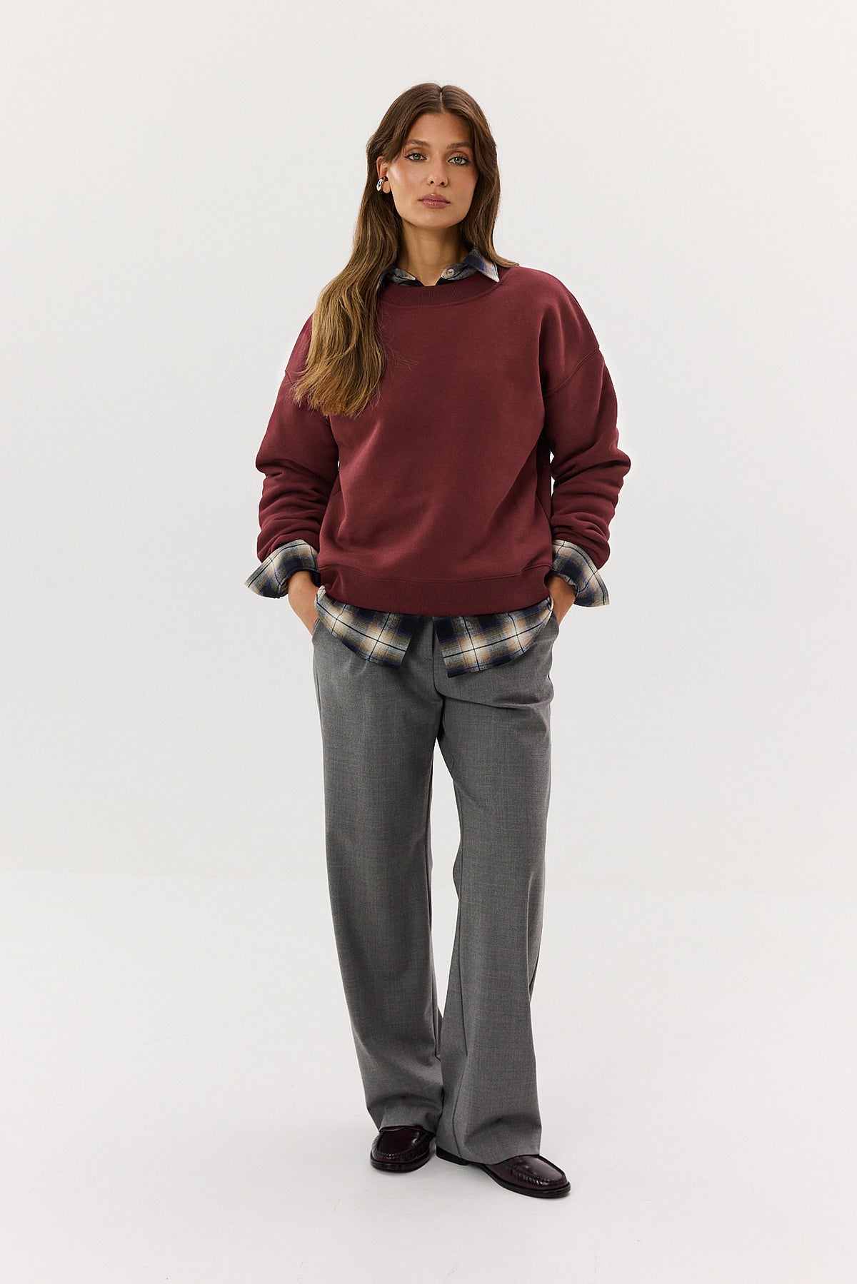 Bluza Chilly burgundy
