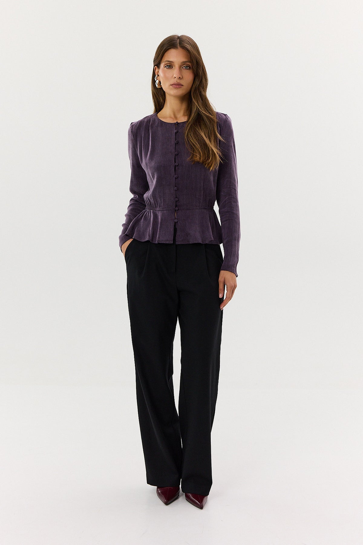 Koszula Michelle plum