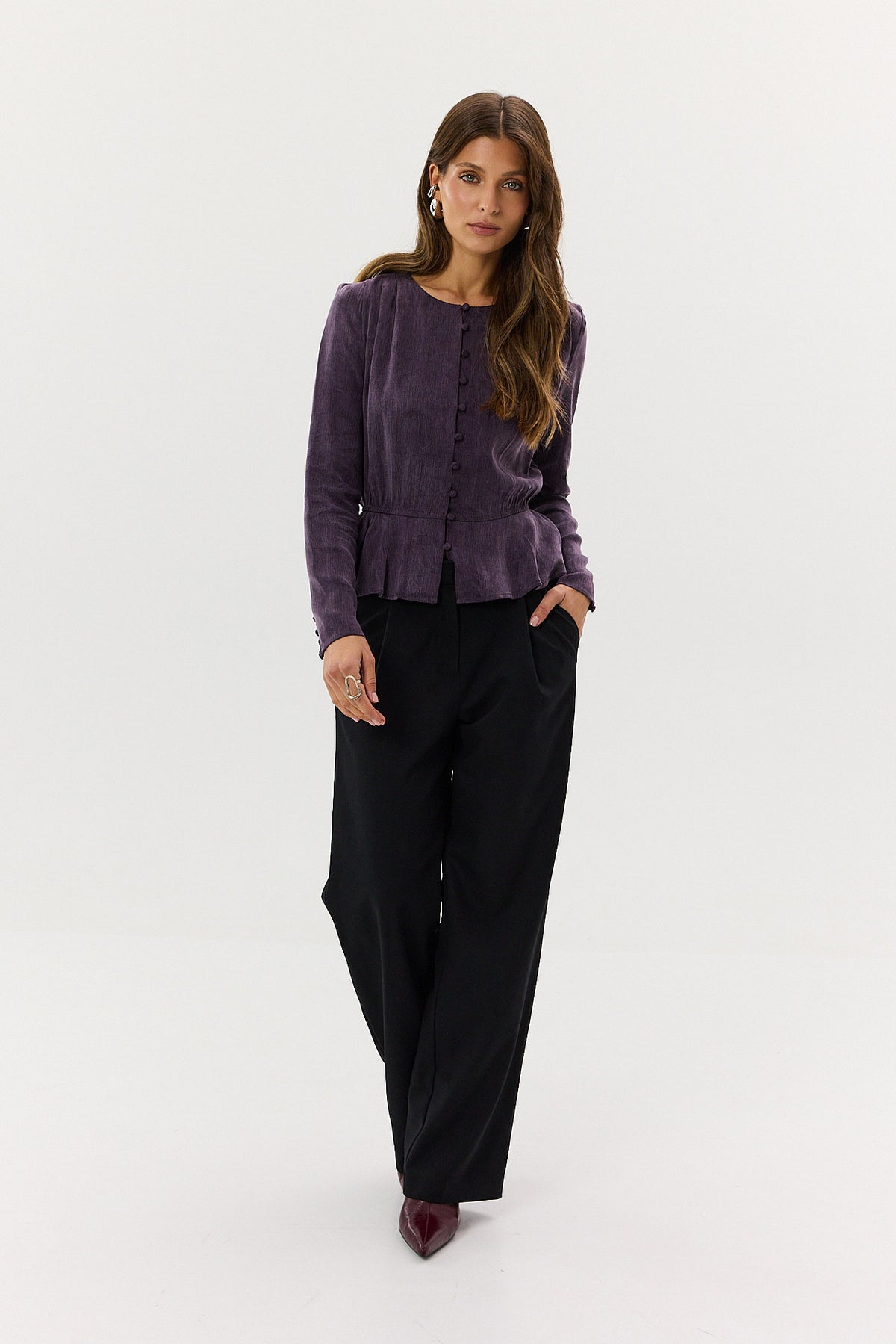 Koszula Michelle plum