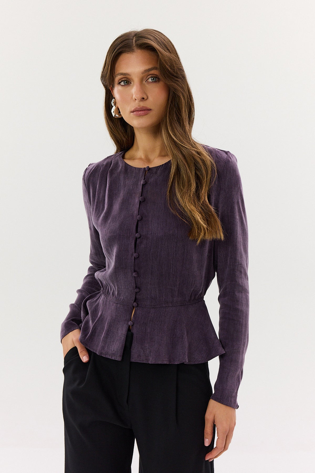 Koszula Michelle plum