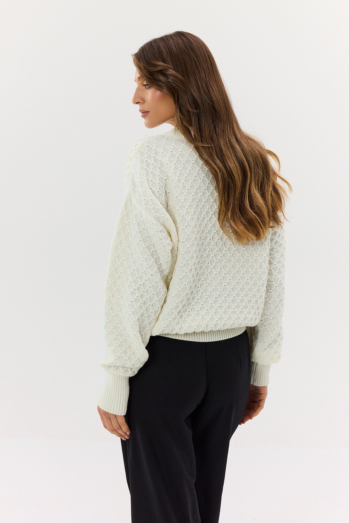 Sweter Henry ecru