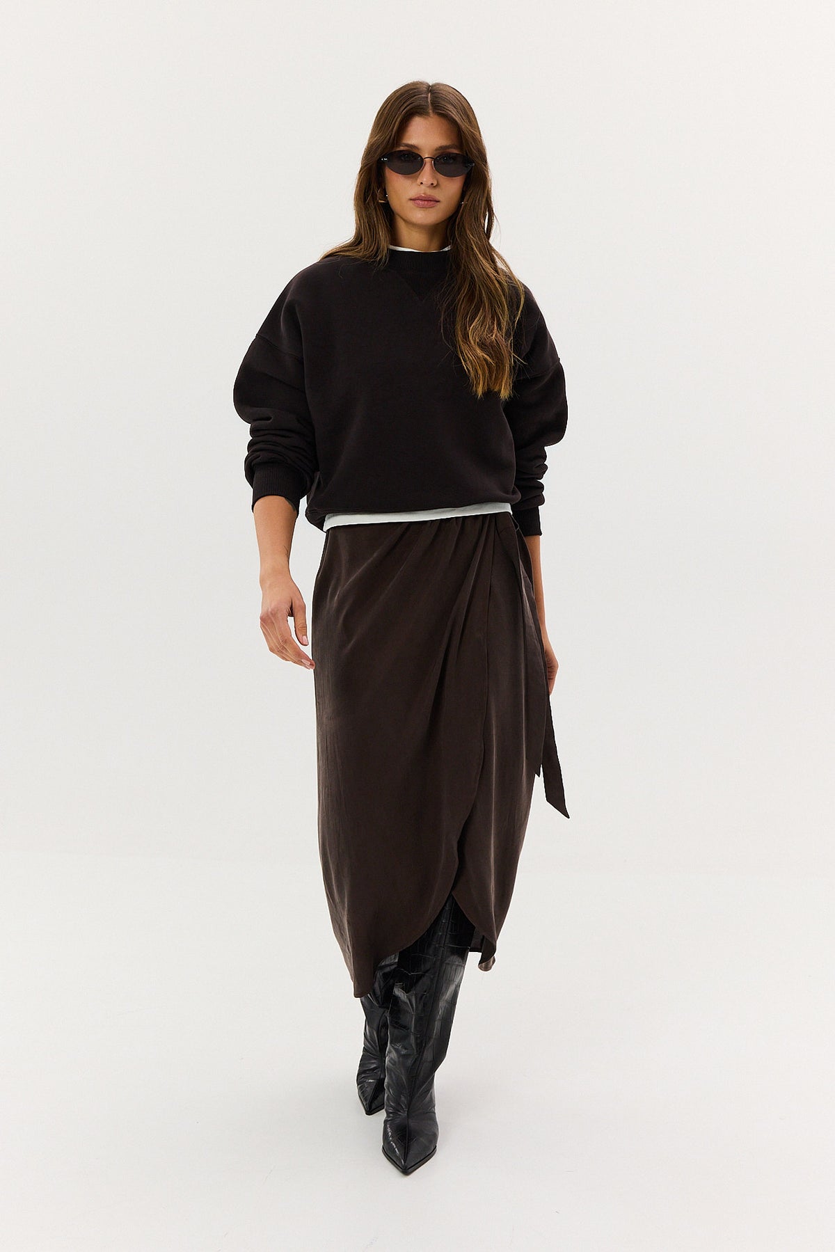 Bluza Ricky espresso